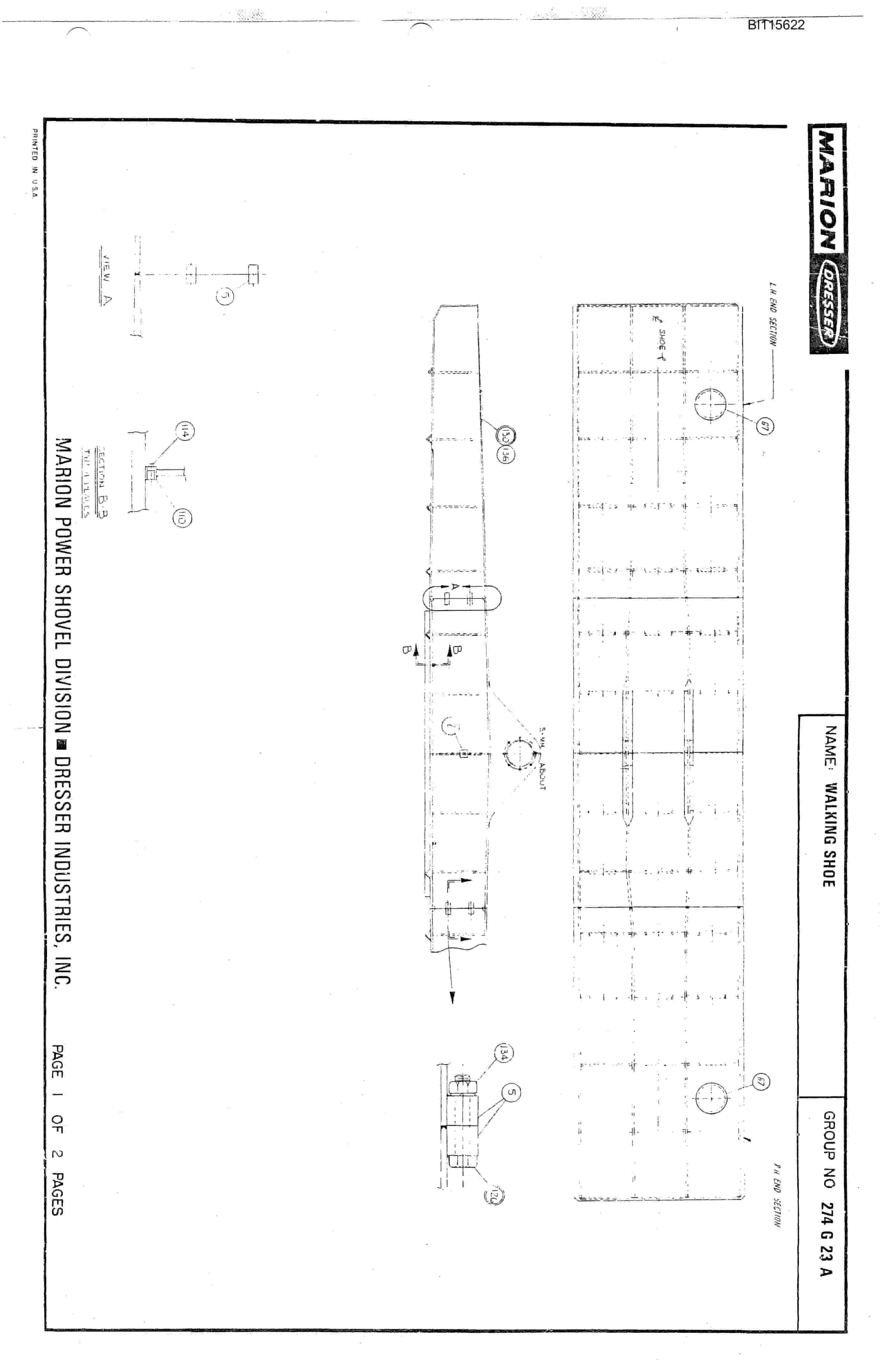 Bucyrus 8050 Technical Manual BI115622-5