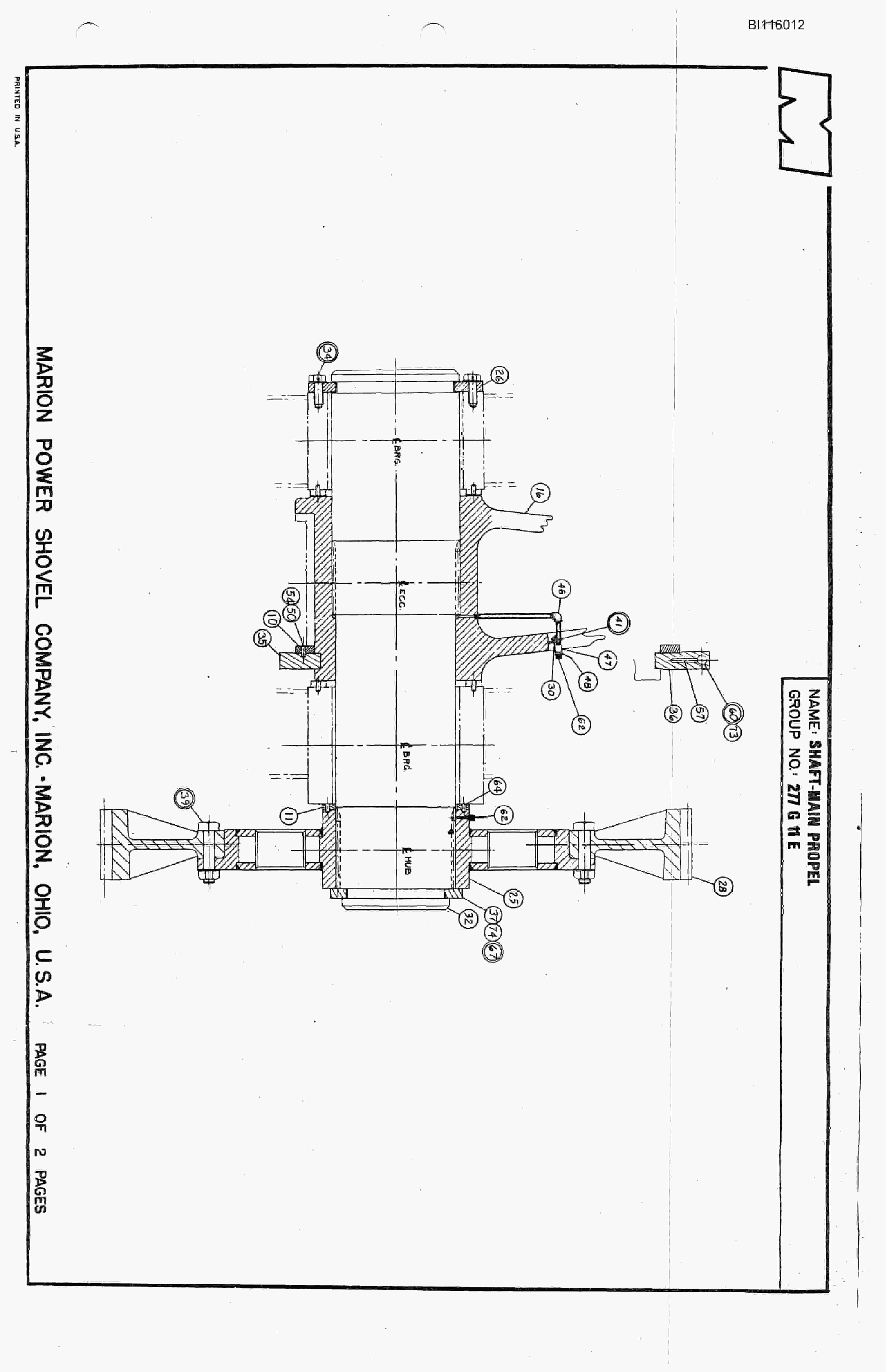 Bucyrus 8050 Technical Manual BI116012-5