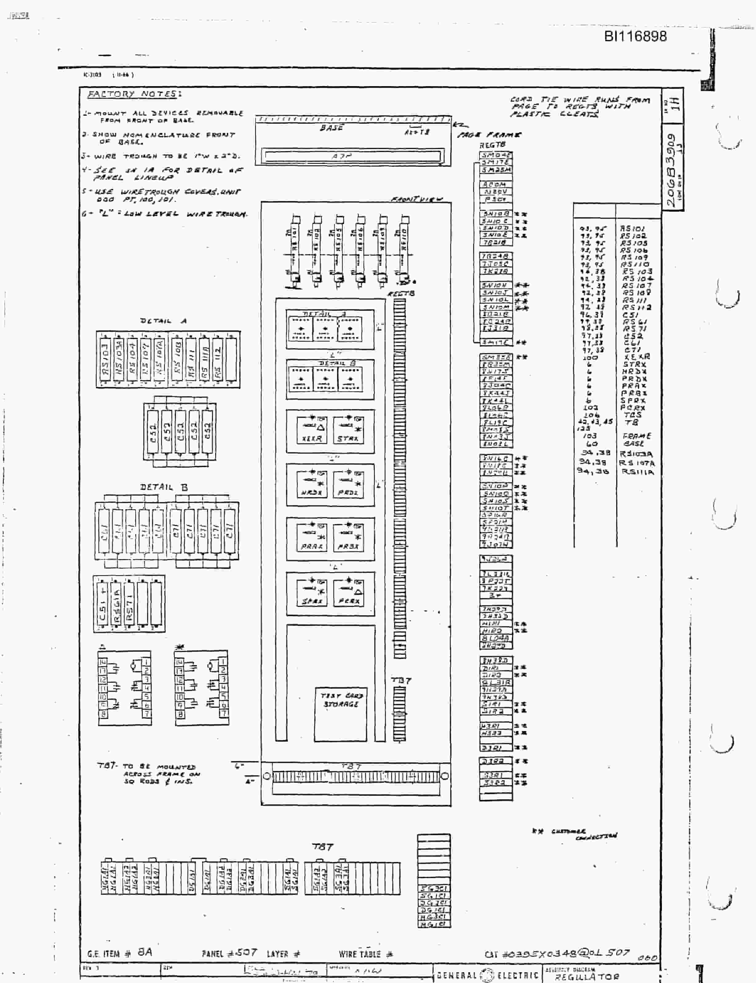 Bucyrus 8050 Walking Dragline Parts Catalog BI116898-3