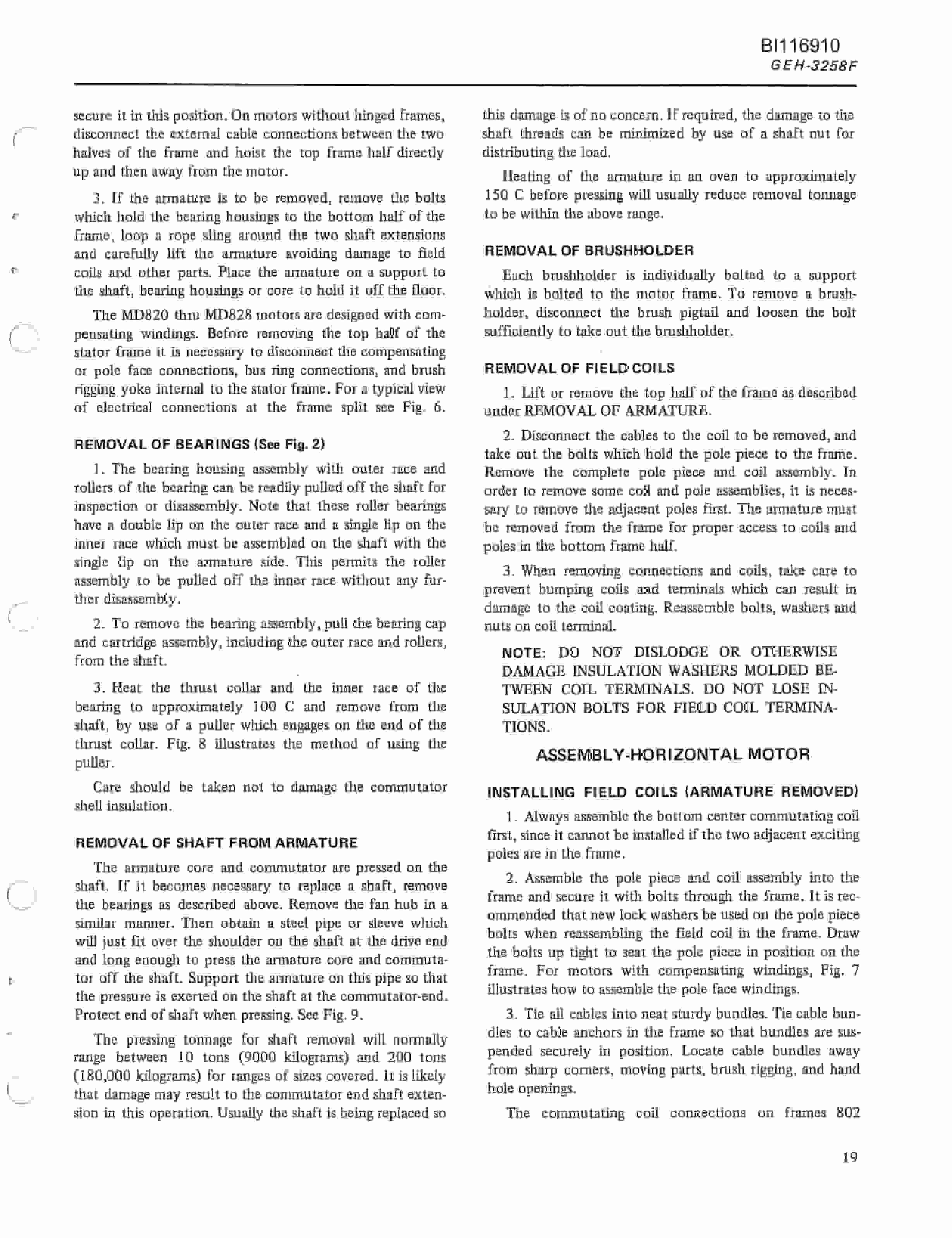 Bucyrus 8050 Walking Dragline Parts Catalog BI116910 Vol 1-5