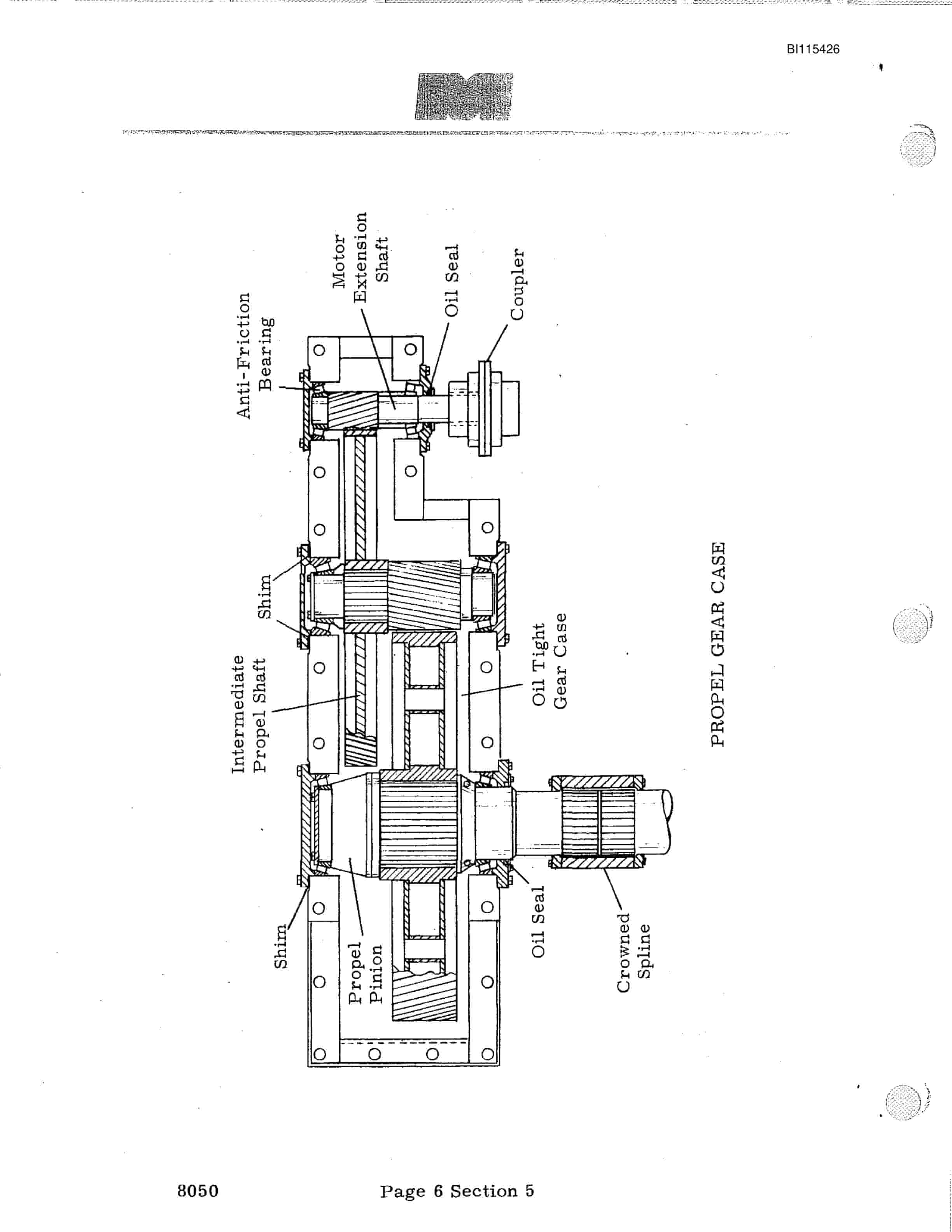 Bucyrus 8050 Walking Dragline Technical Manual BI115426-2