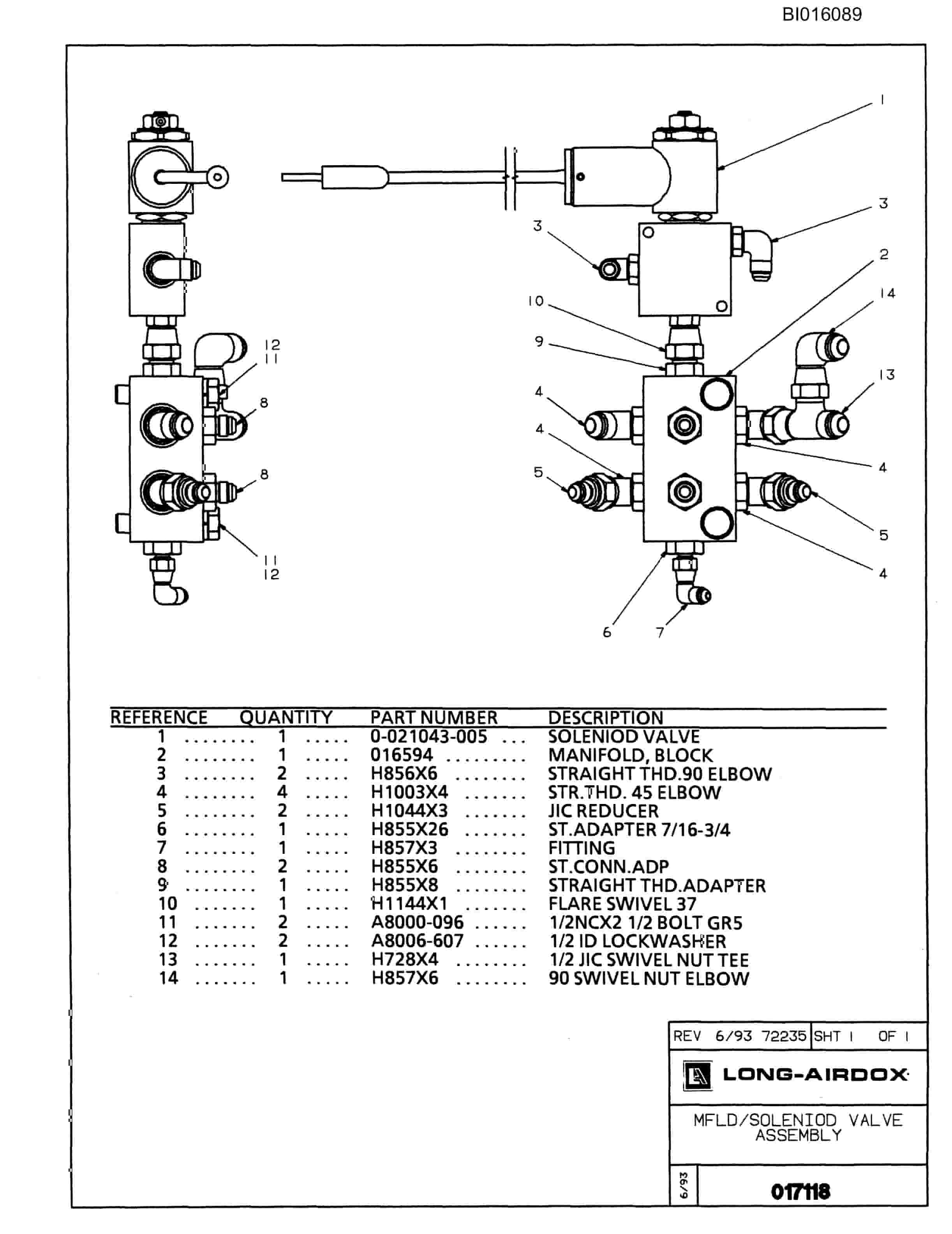 Bucyrus 810B Parts Catalog BI016089-5