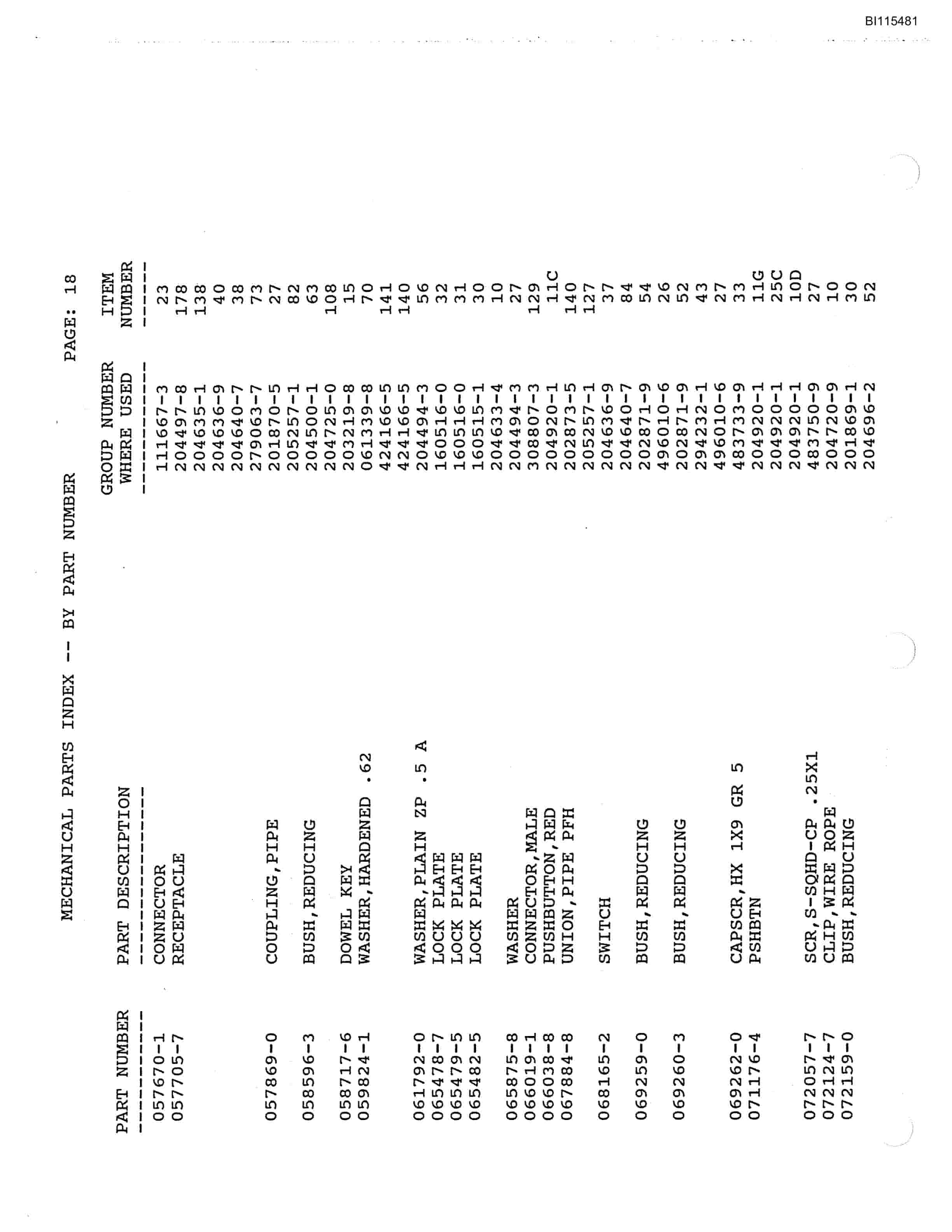 Bucyrus 8200-28B Parts Catalog BI115481 4 Bucyrus 8200-28B Parts Catalog BI115481 - Image 4