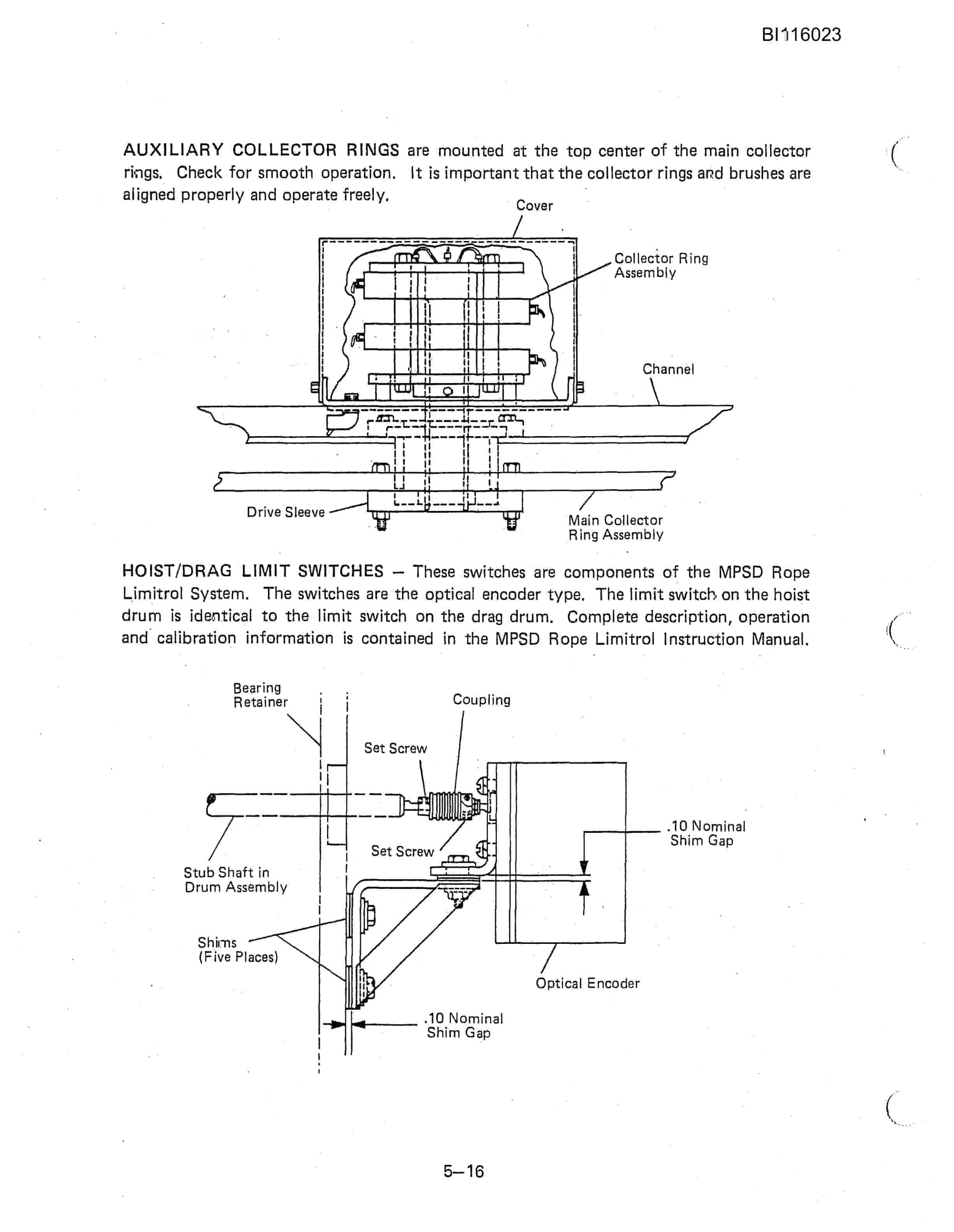 Bucyrus 8200 Dragline Technical Manual BI116023-2