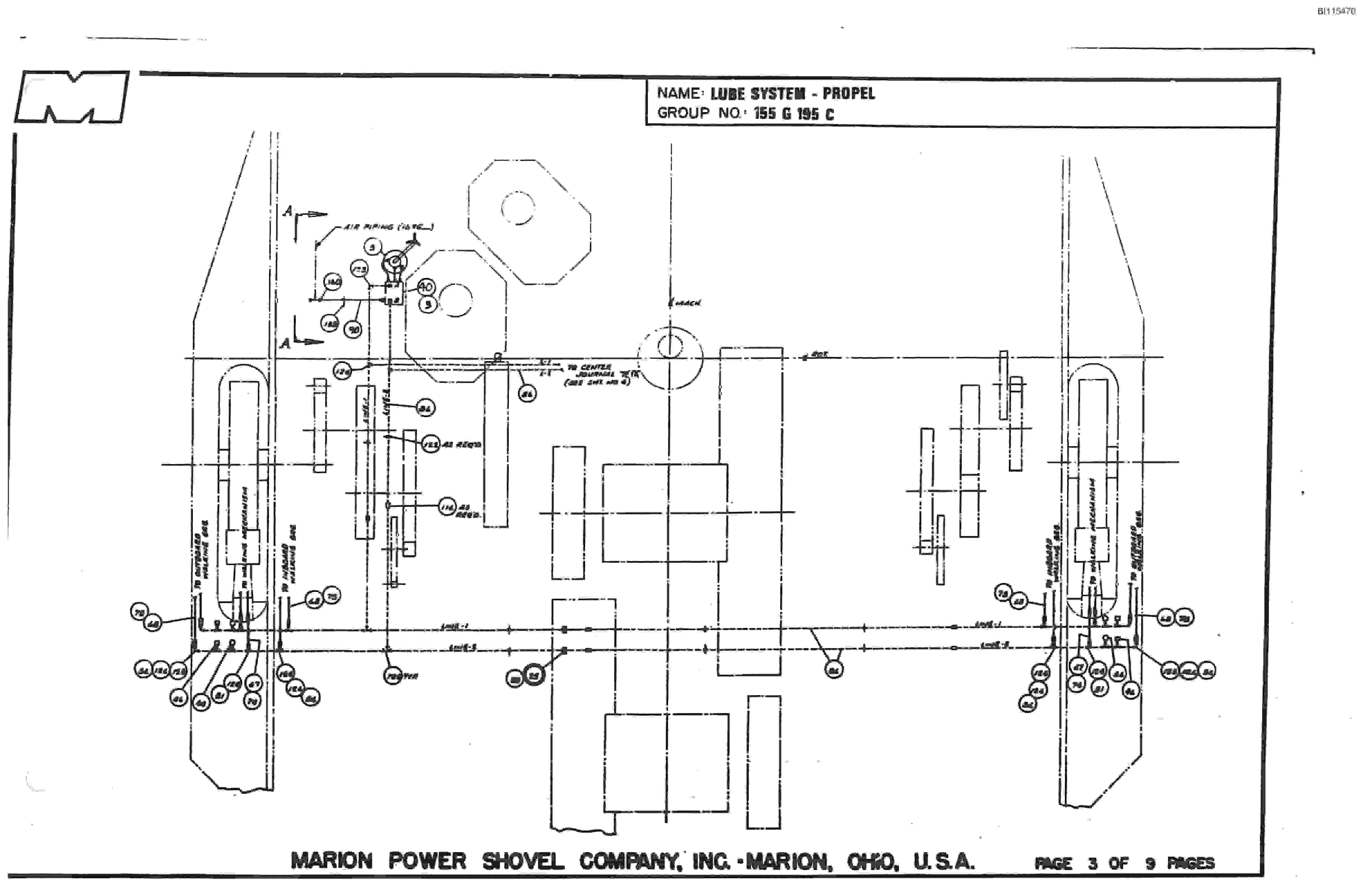 Bucyrus 8200 Parts Catalog BI115470-4