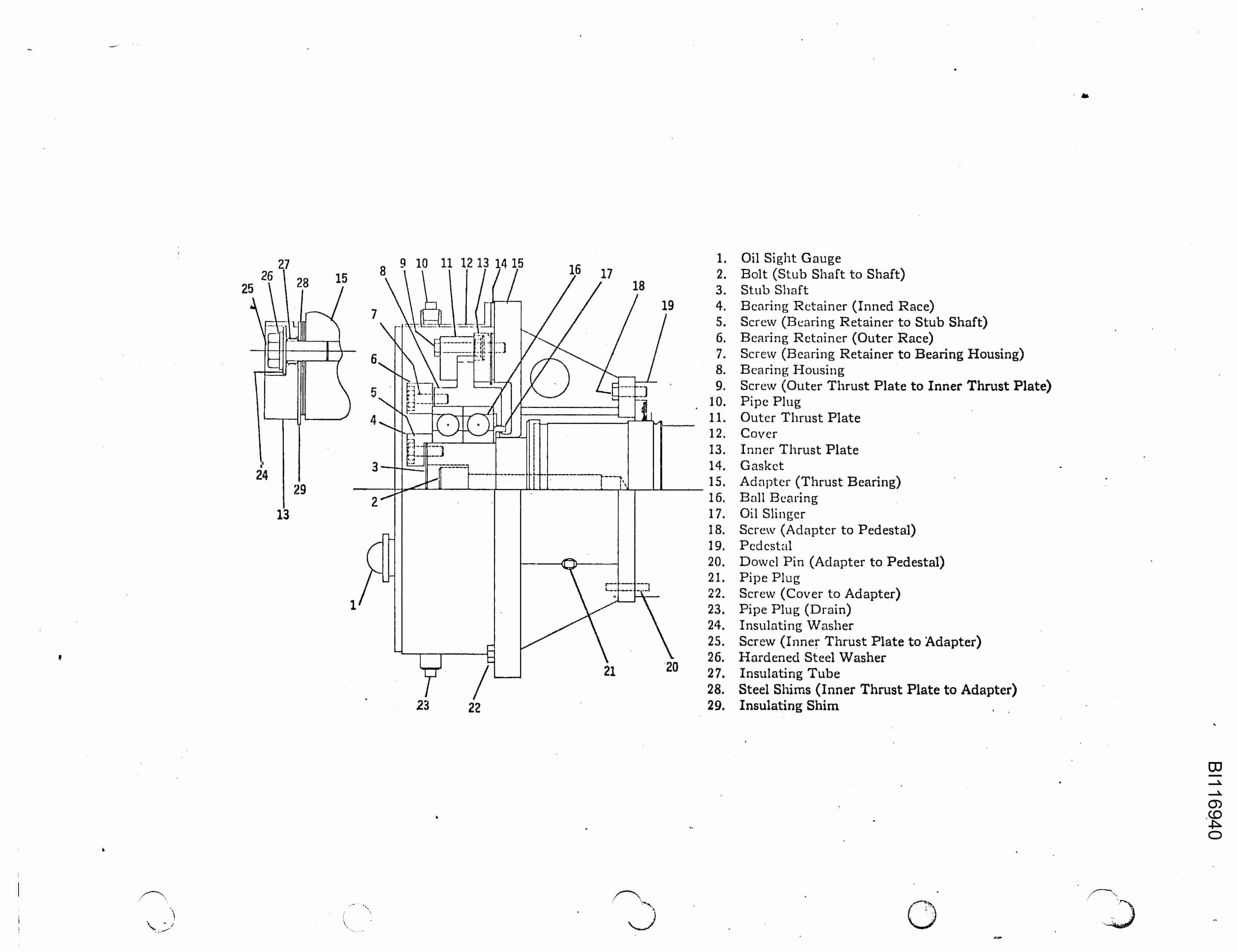 Bucyrus 8200 Parts Catalog BI116940-2