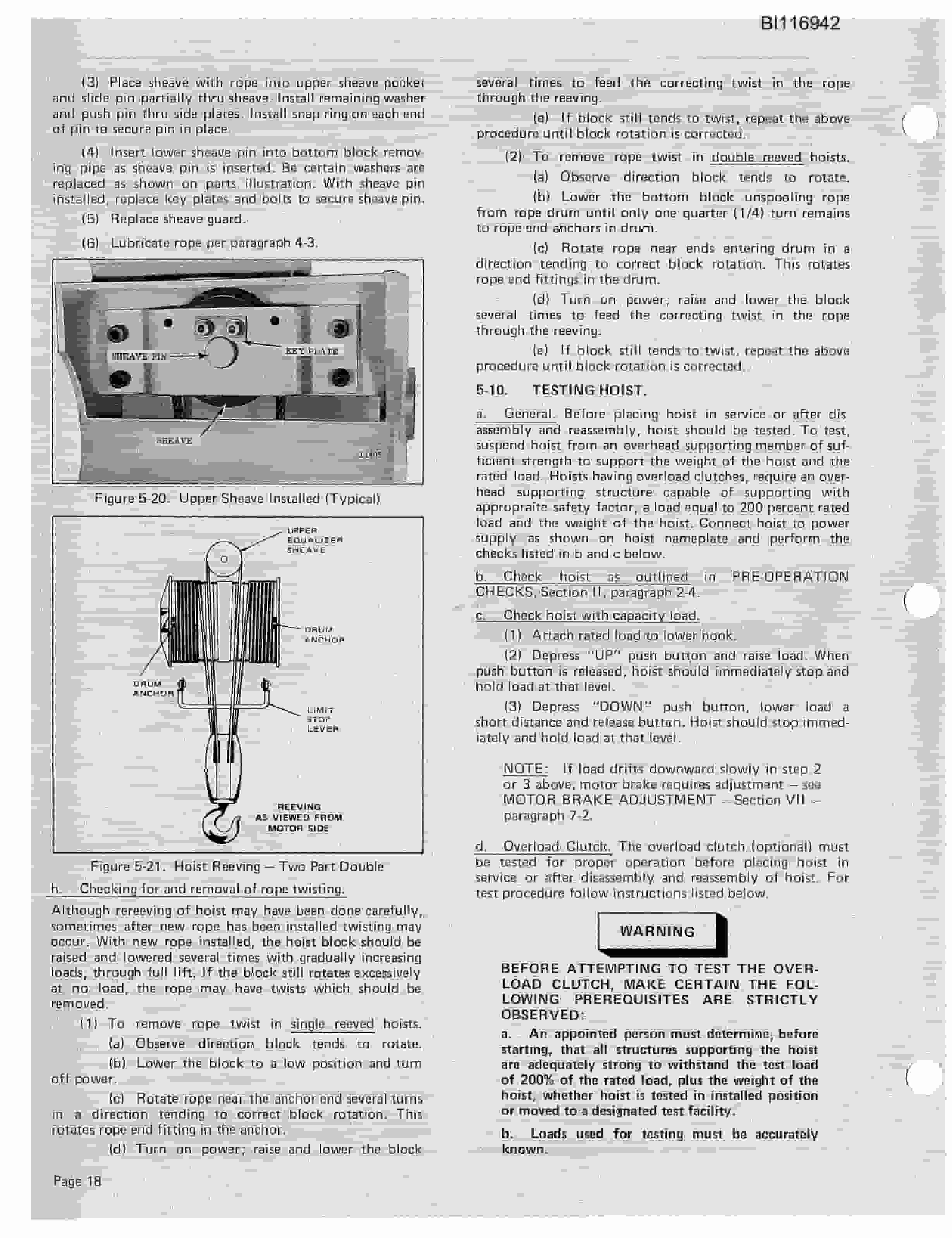 Bucyrus 8200 Parts Catalog BI116942-2