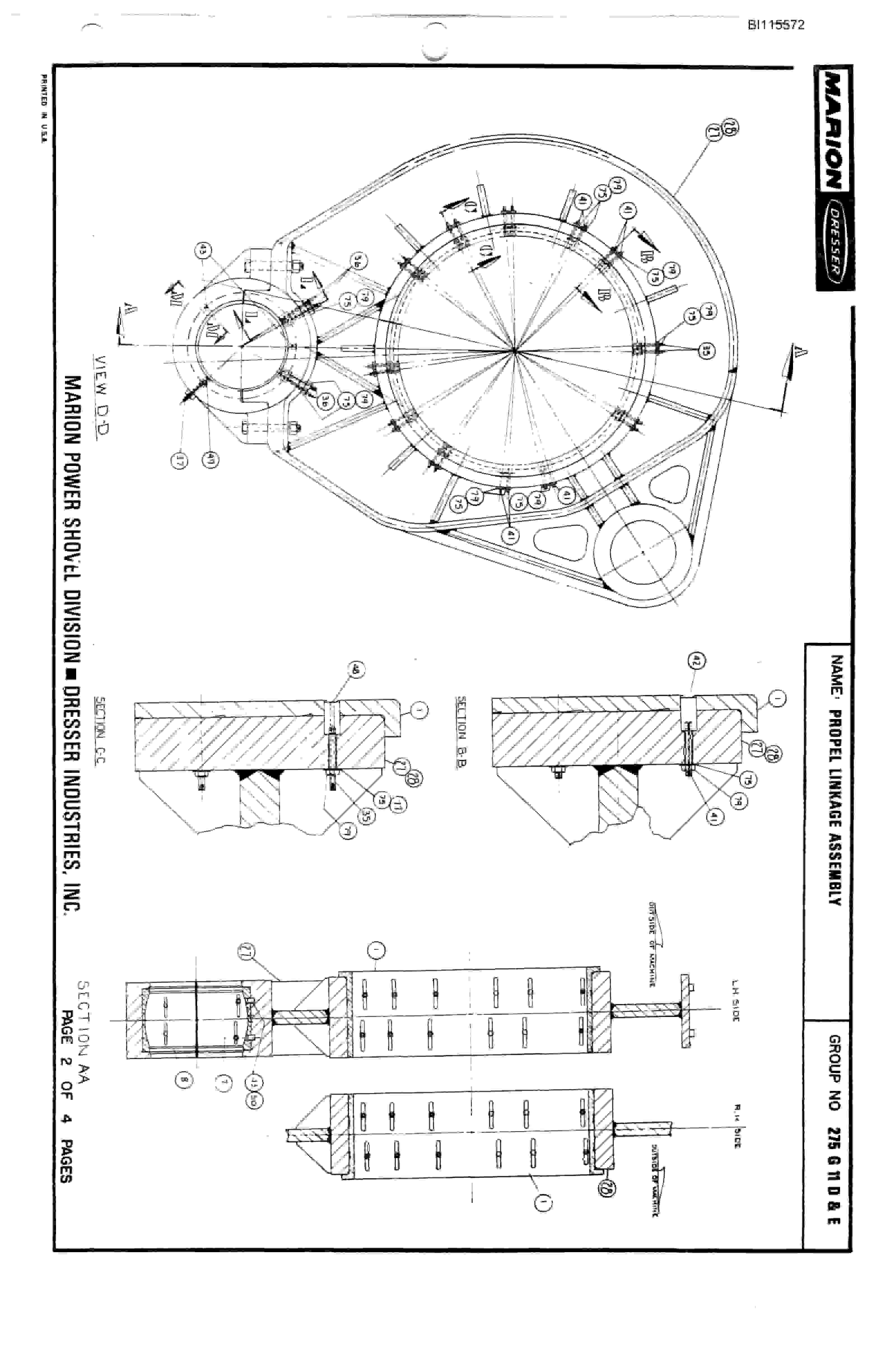 Bucyrus 8200 Technical Manual BI115572-5
