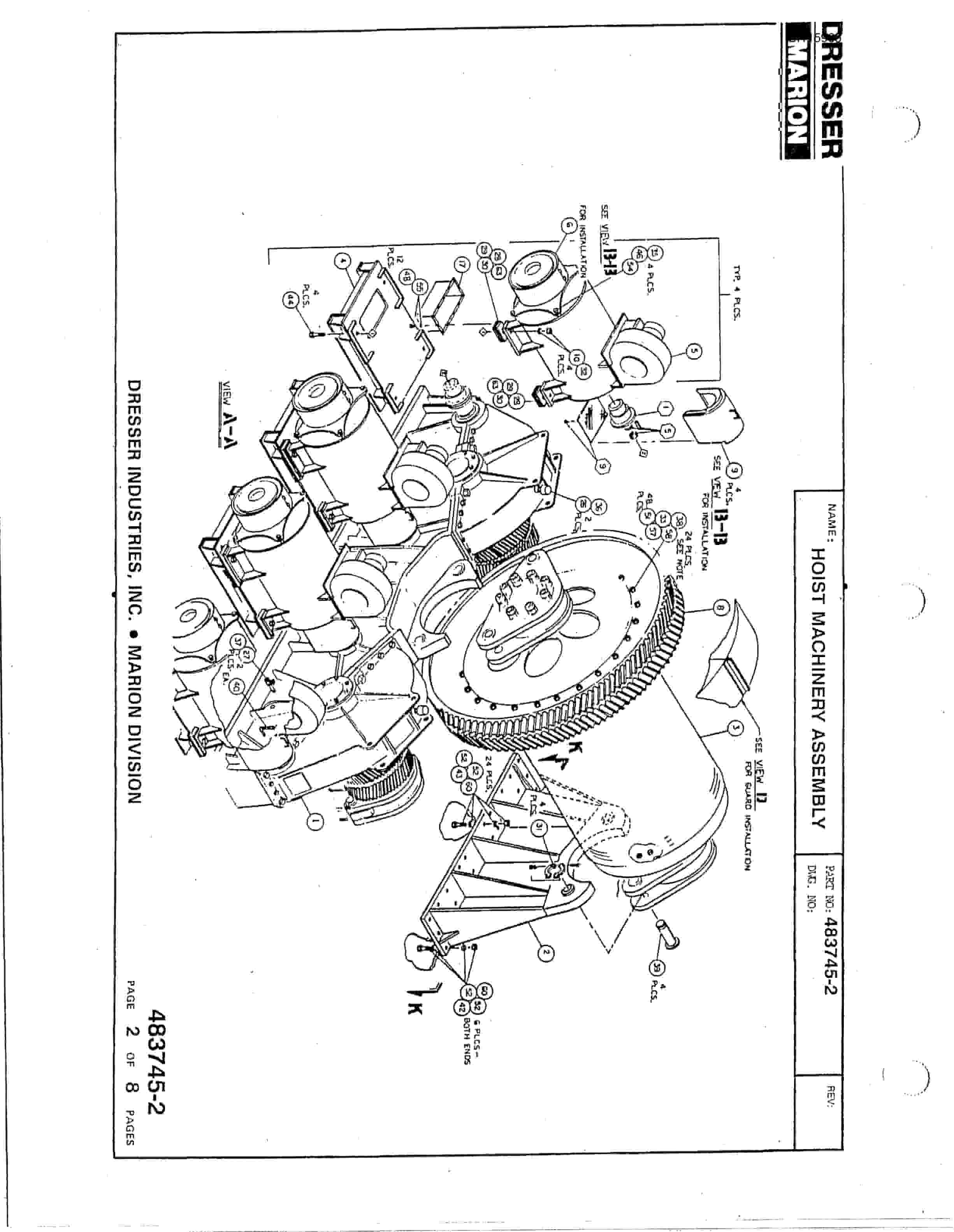 Bucyrus 8200 Technical Manual BI115965-2