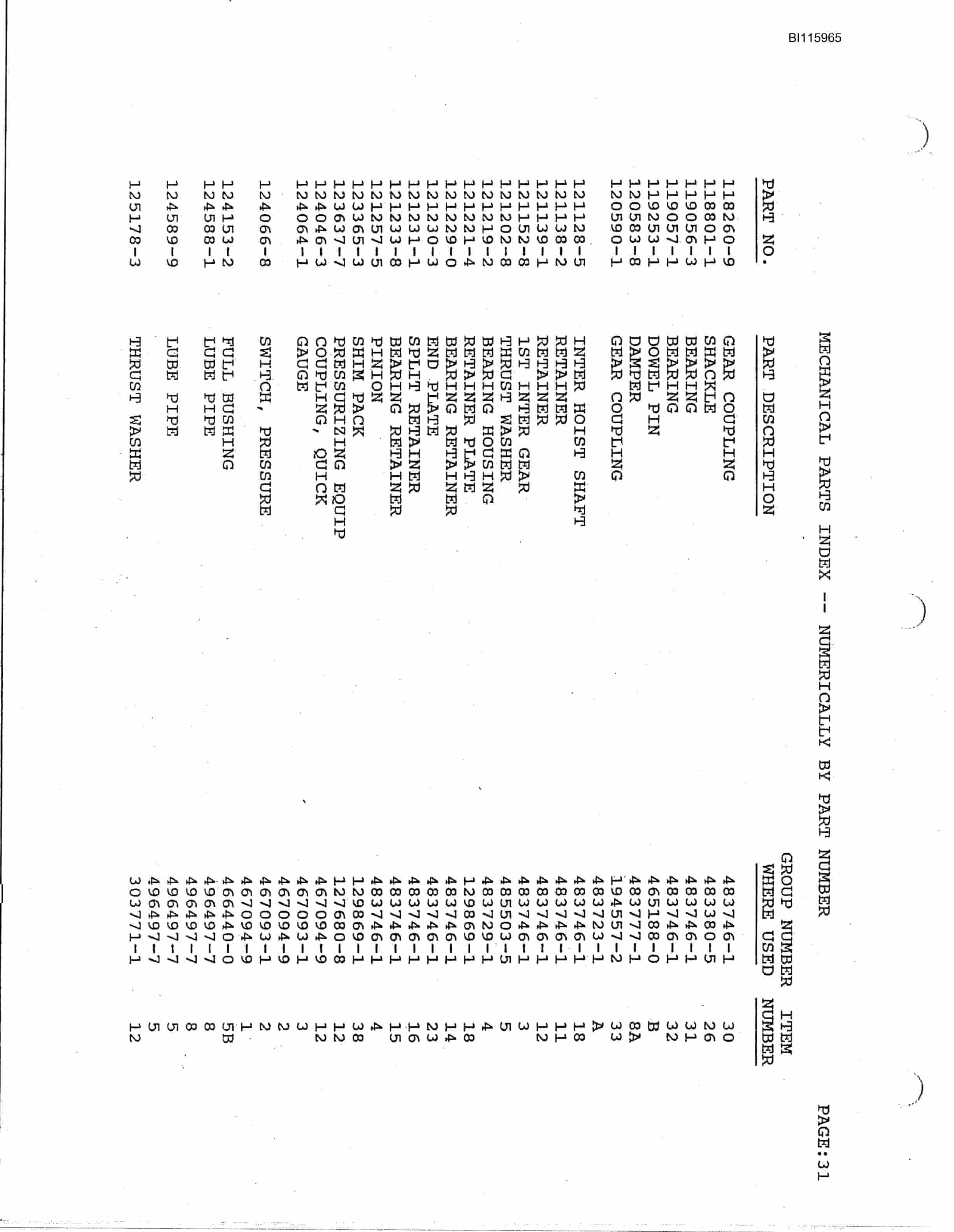 Bucyrus 8200 Technical Manual BI115965-3
