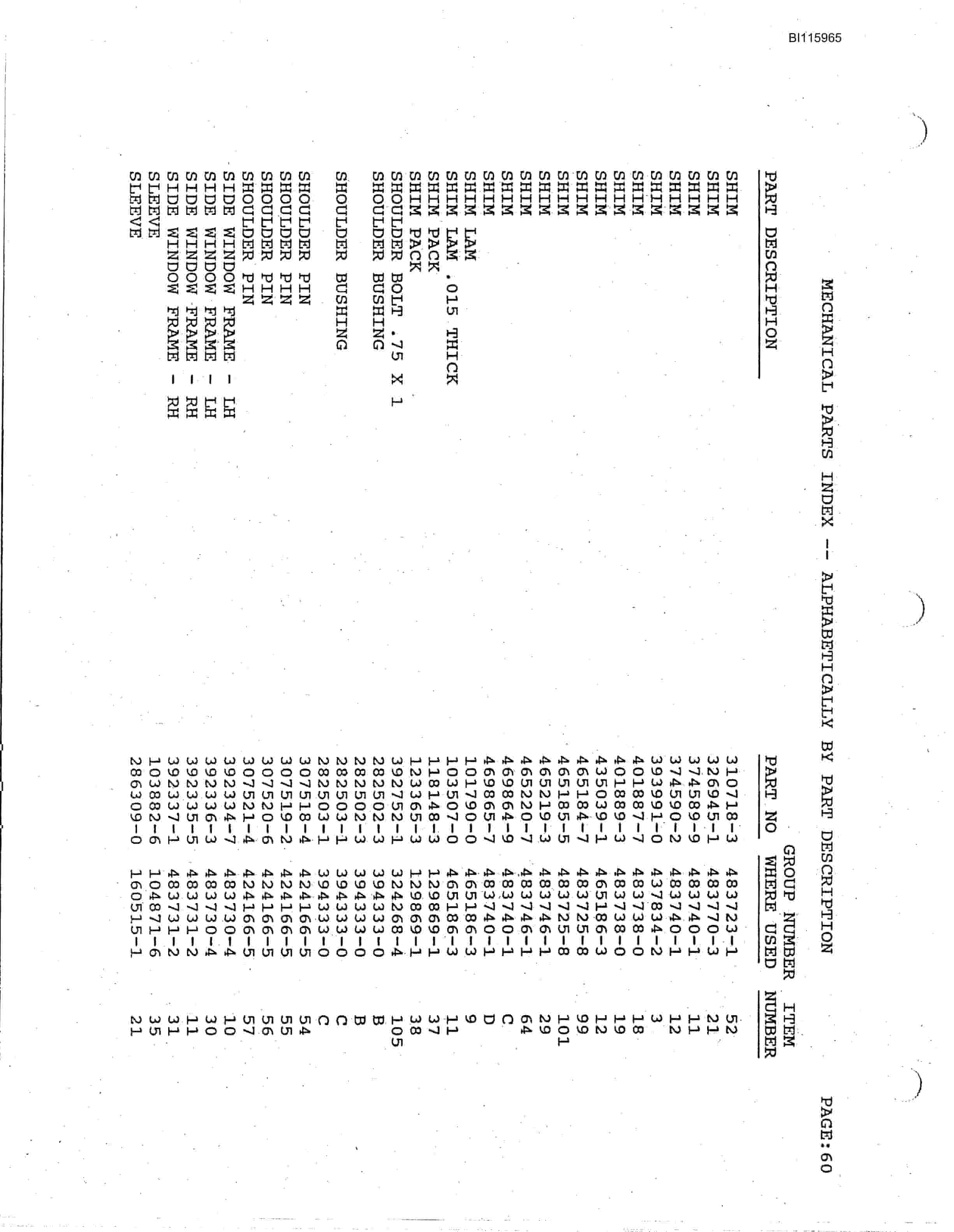 Bucyrus 8200 Technical Manual BI115965-4