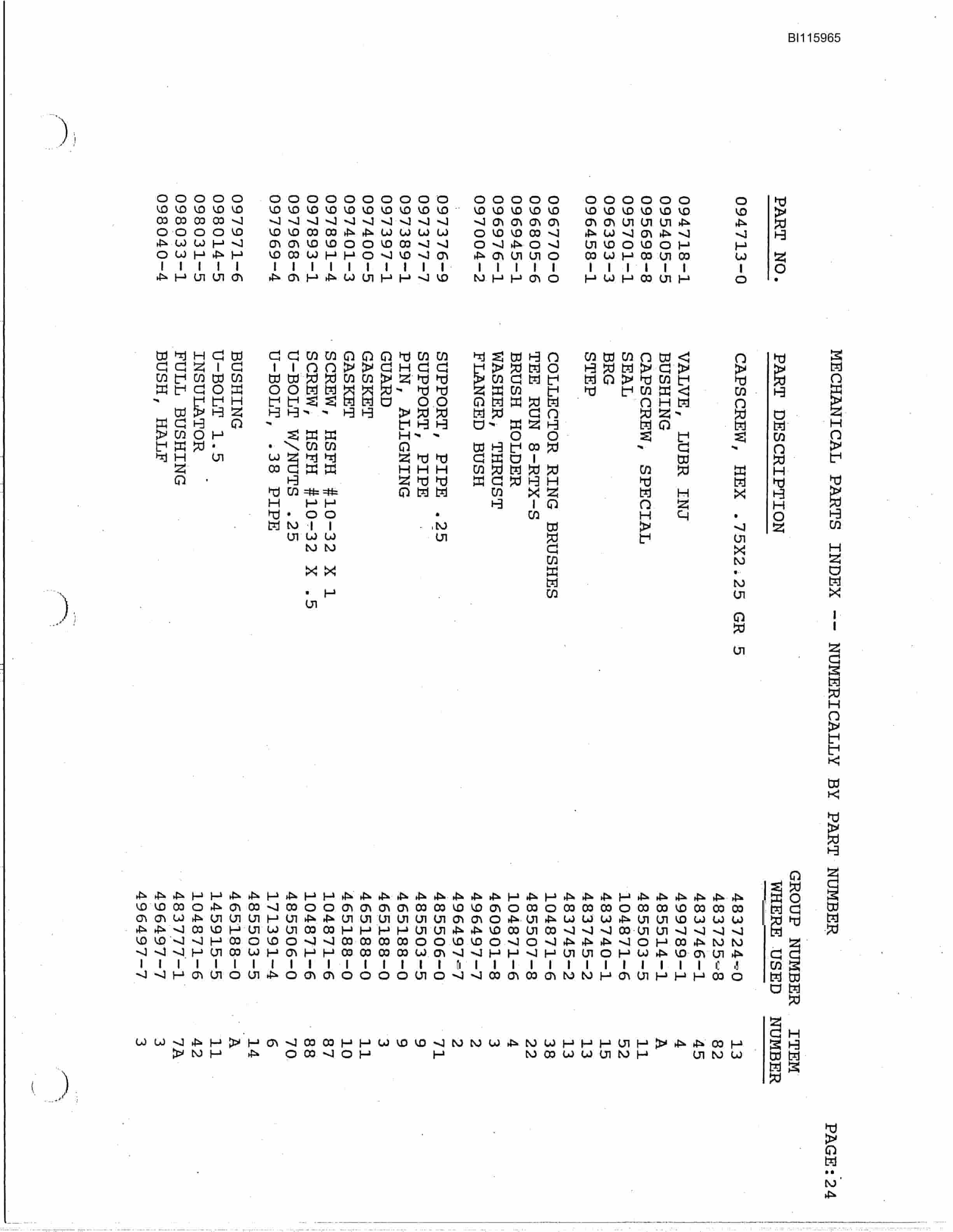 Bucyrus 8200 Technical Manual BI115965-5