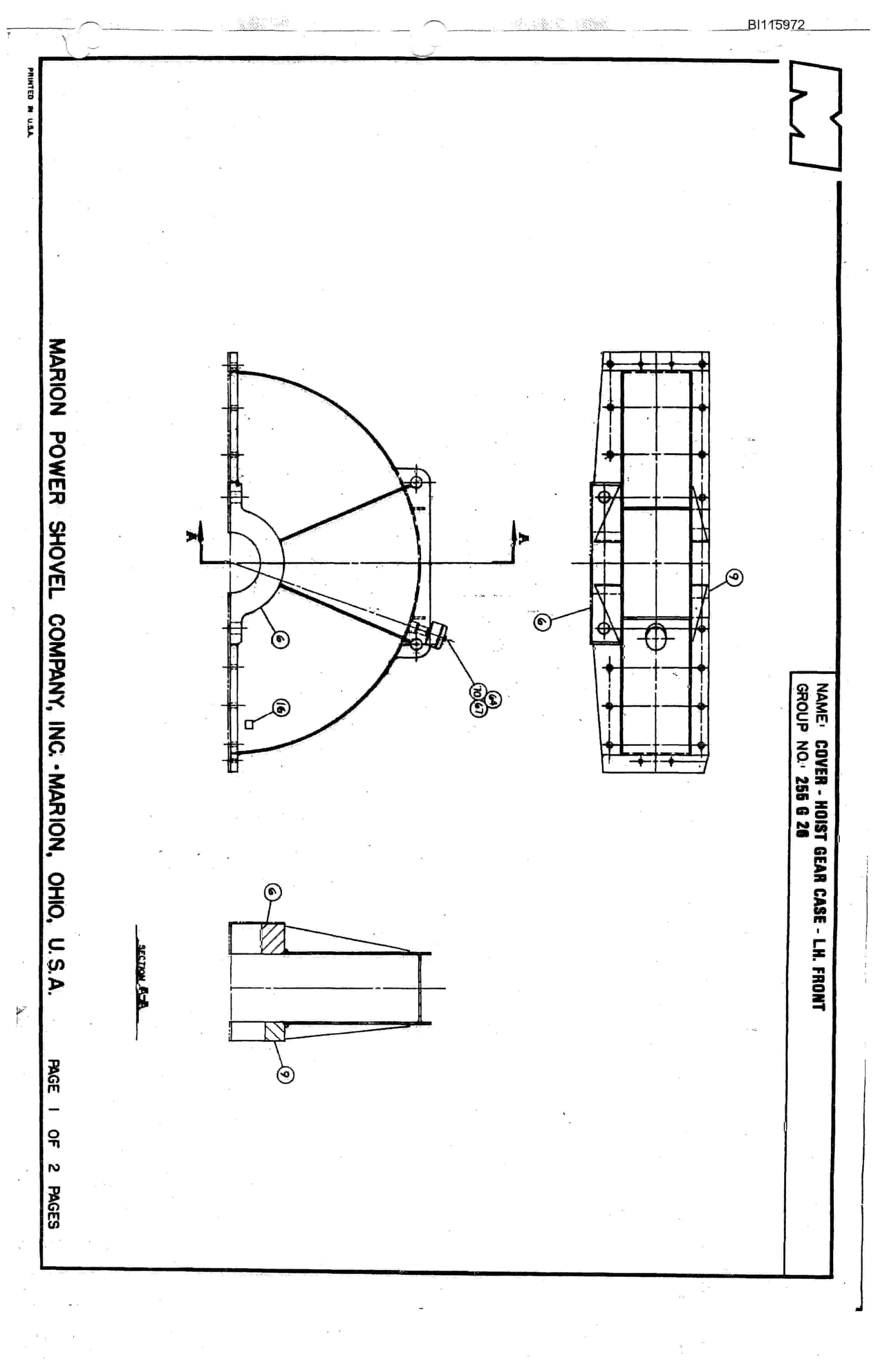Bucyrus 8200 Technical Manual BI115972-4