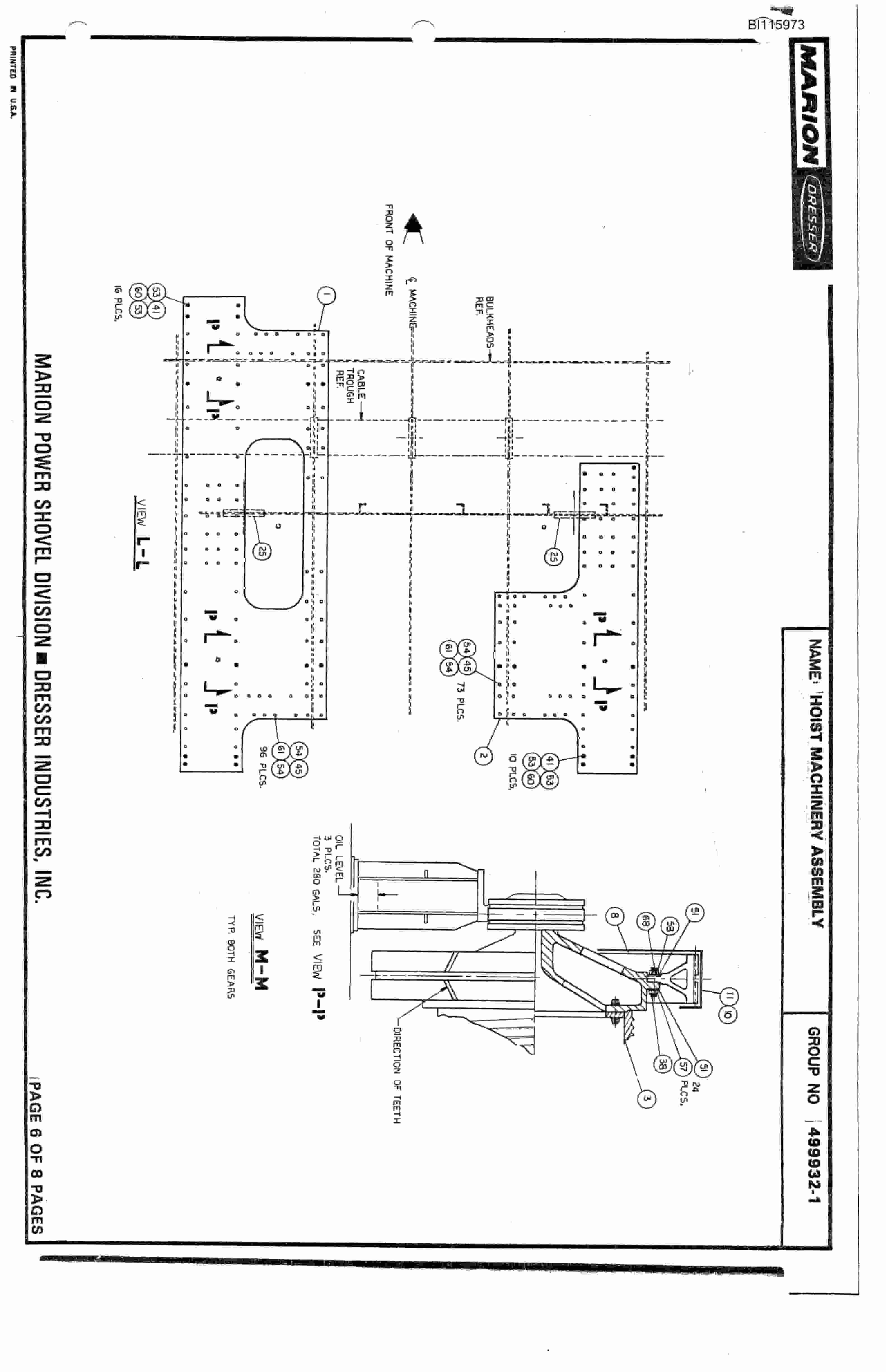 Bucyrus 8200 Technical Manual BI115973-3