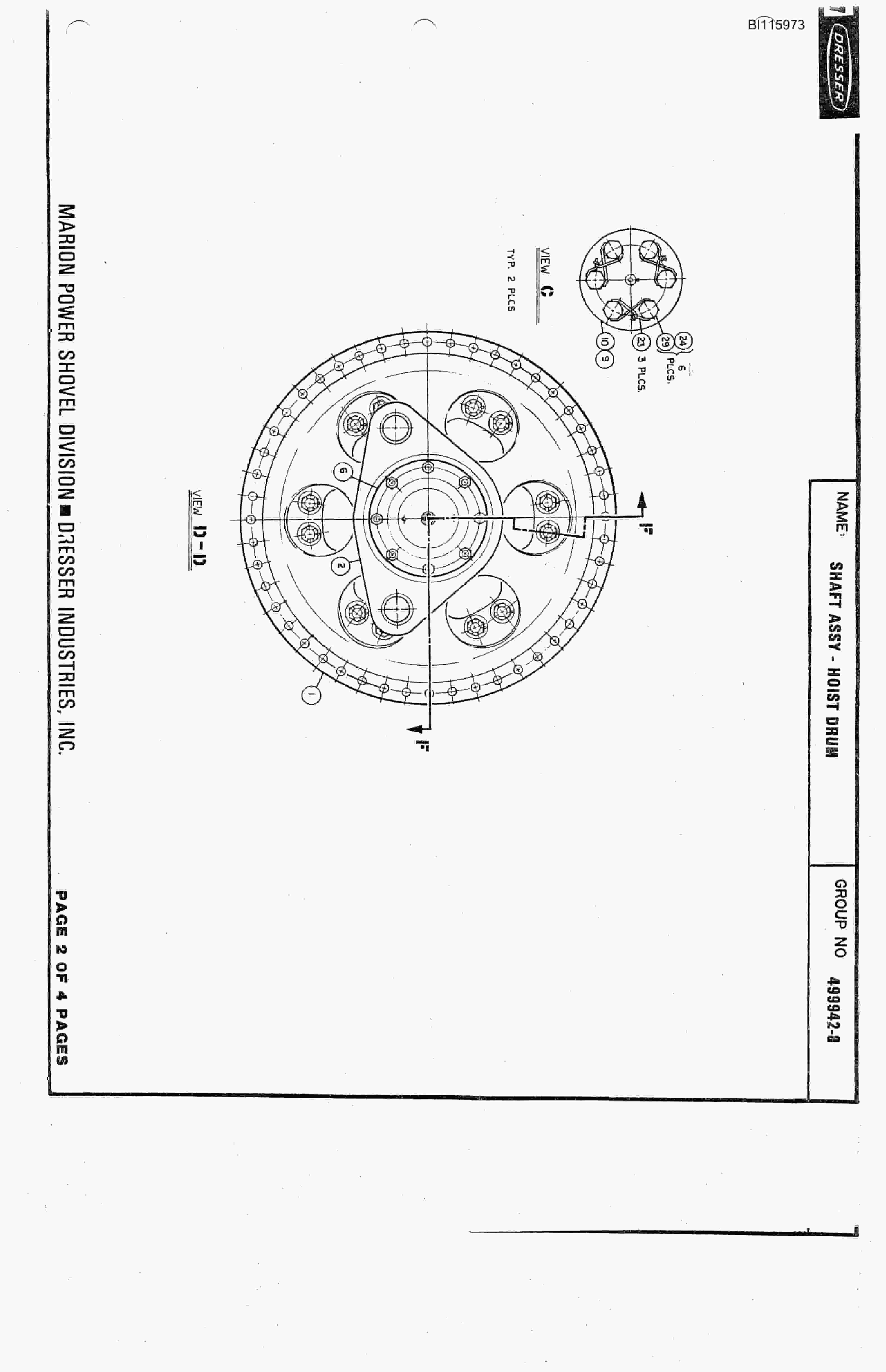 Bucyrus 8200 Technical Manual BI115973-4