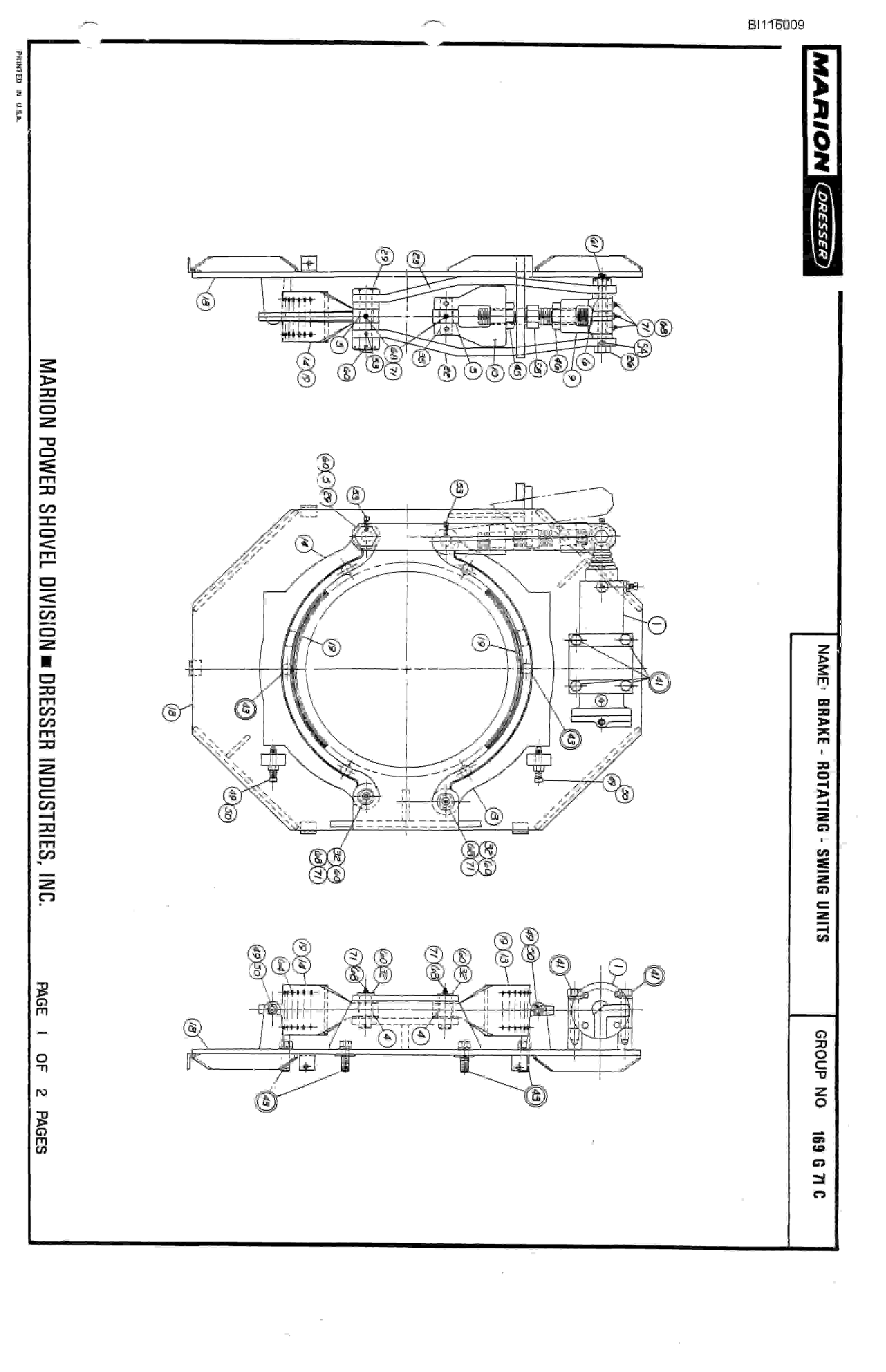 Bucyrus 8200 Technical Manual BI116009-3