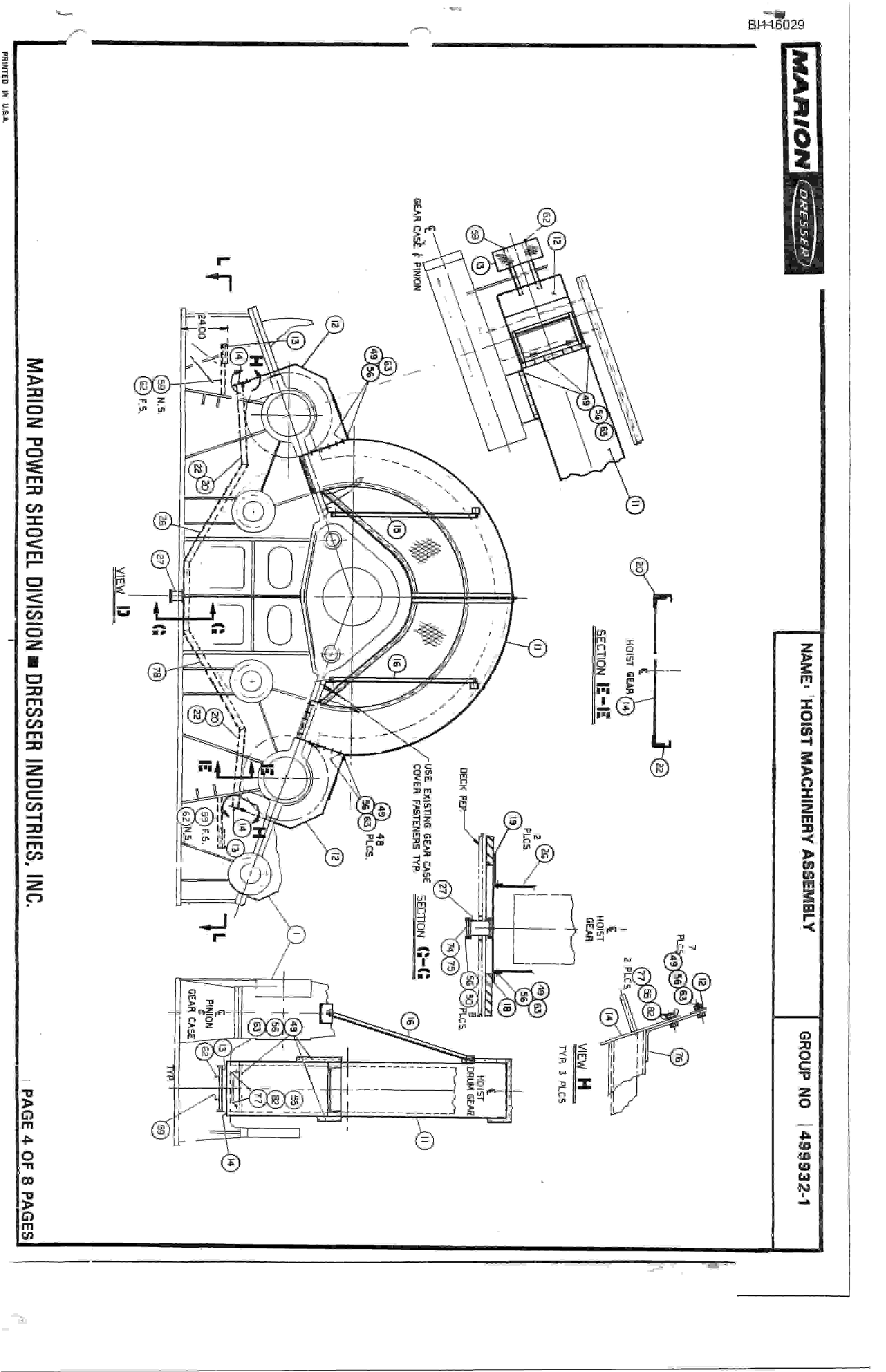 Bucyrus 8200 Technical Manual BI116029-3