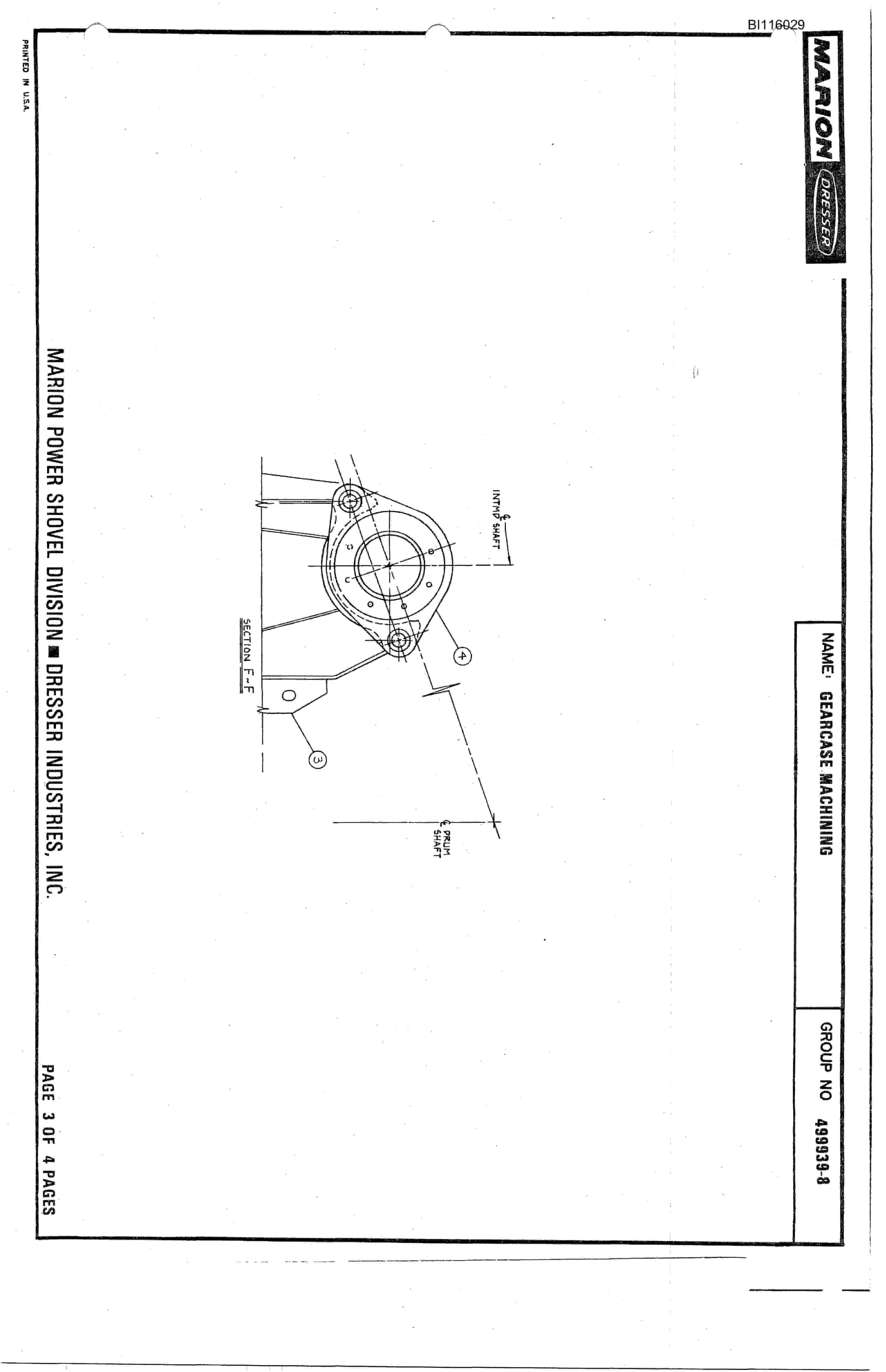 Bucyrus 8200 Technical Manual BI116029-4