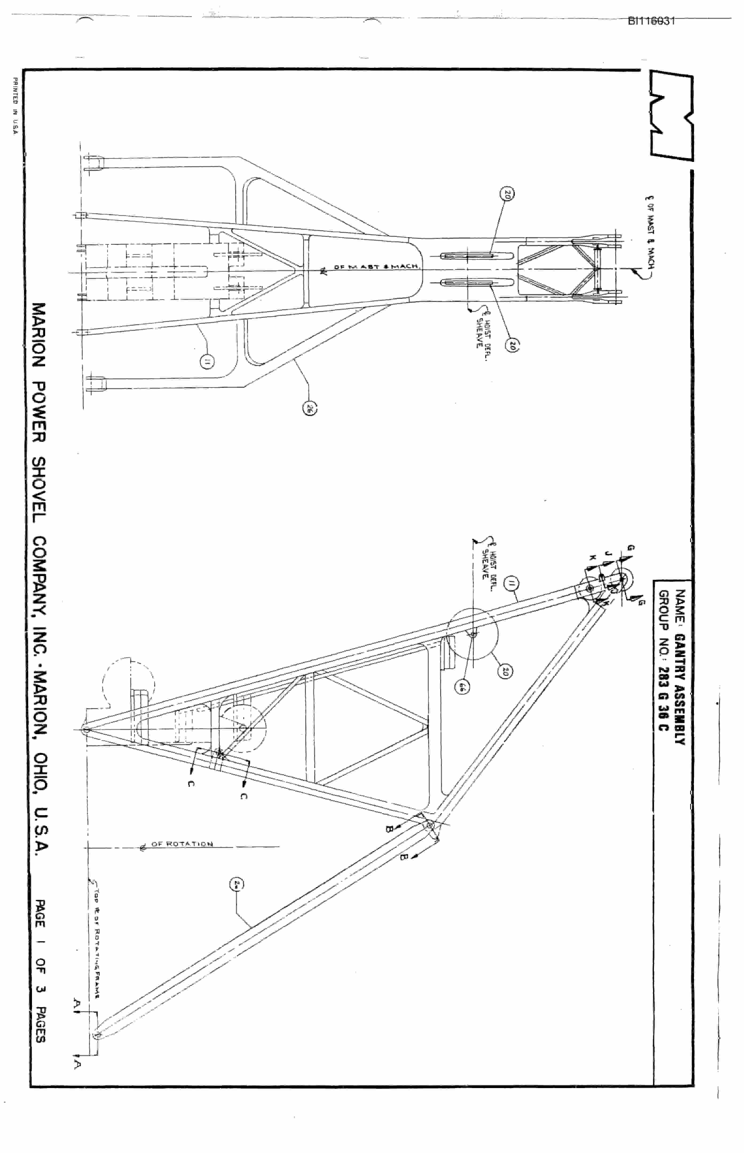 Bucyrus 8200 Technical Manual BI116031-5