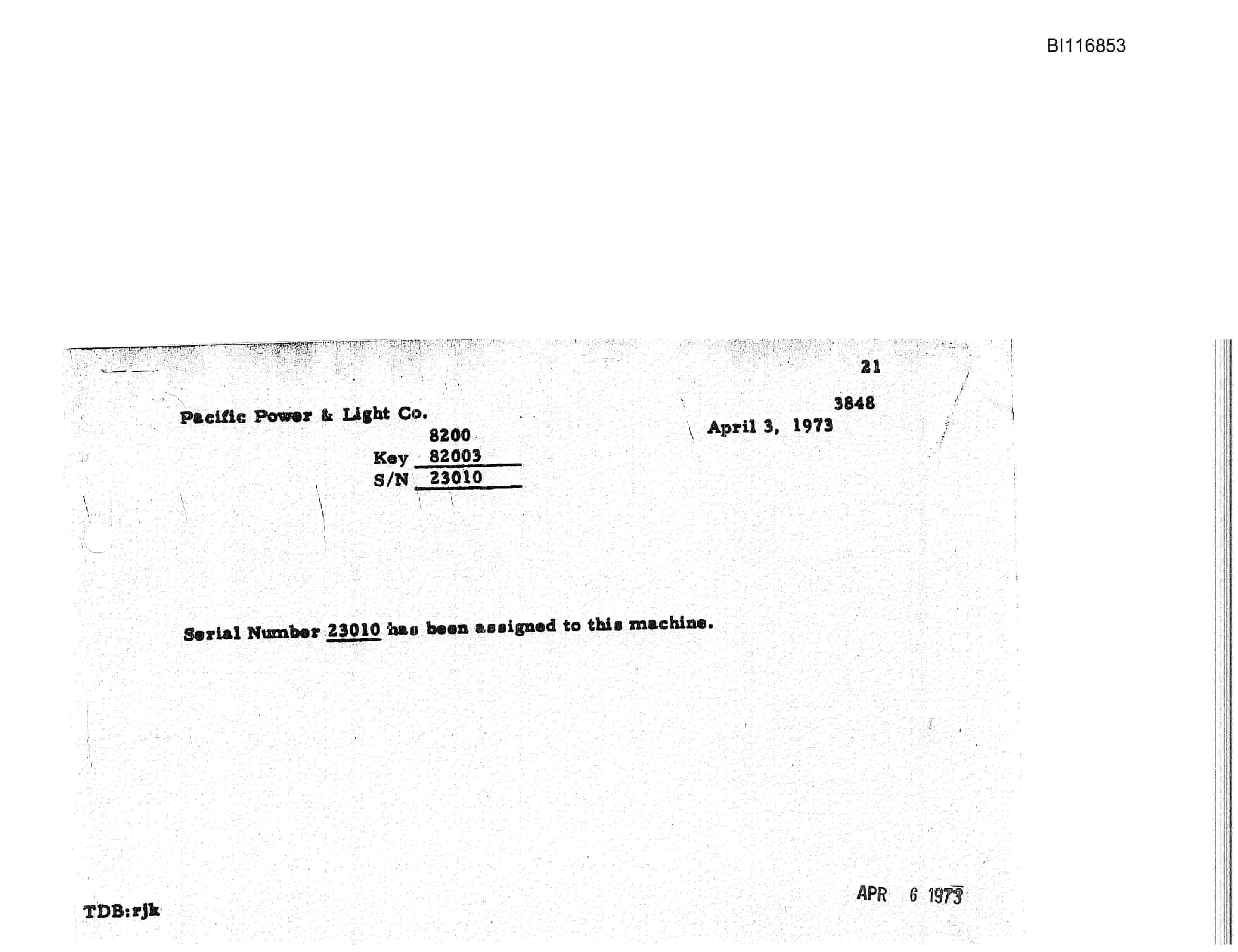 Bucyrus 8200 Walking Dragline Parts Catalog BI116853-3