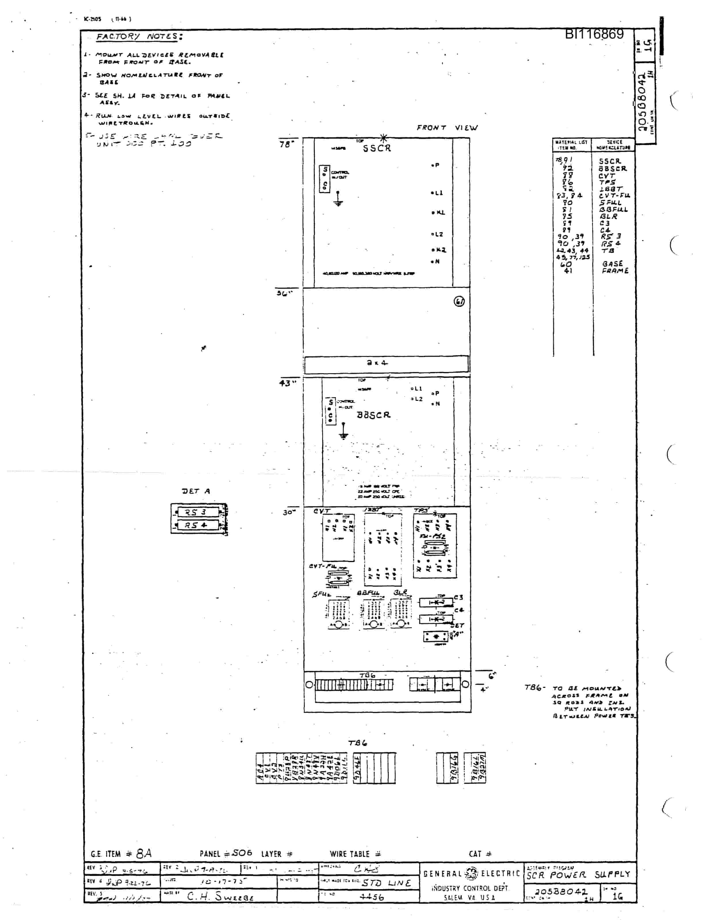 Bucyrus 8200 Walking Dragline Parts Catalog BI116869-4