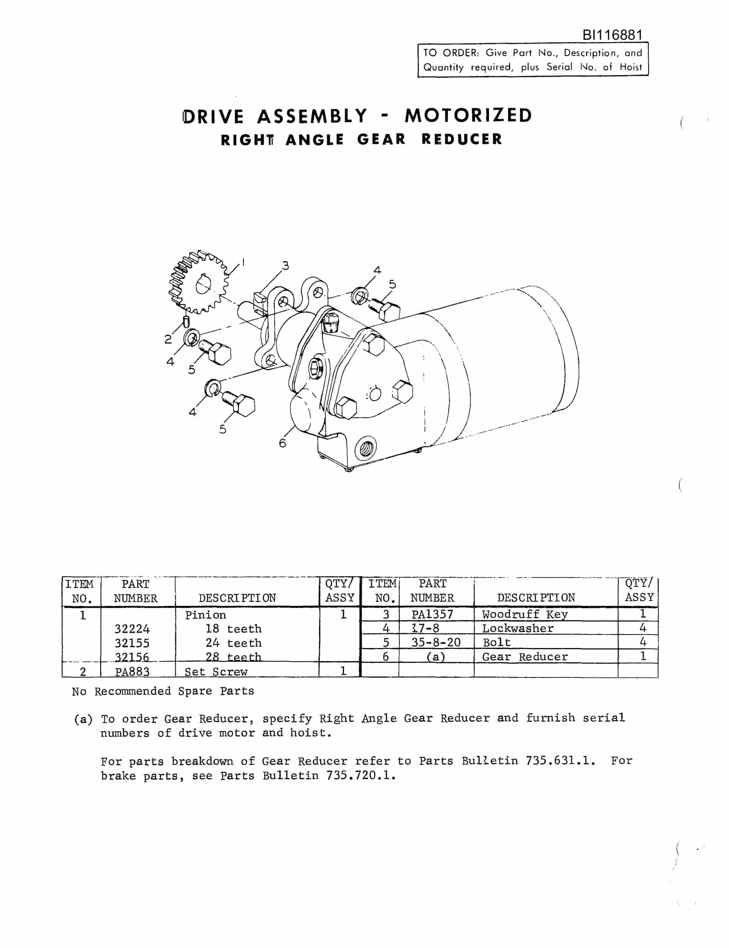 Bucyrus 8200 Walking Dragline Parts Catalog BI116881-3