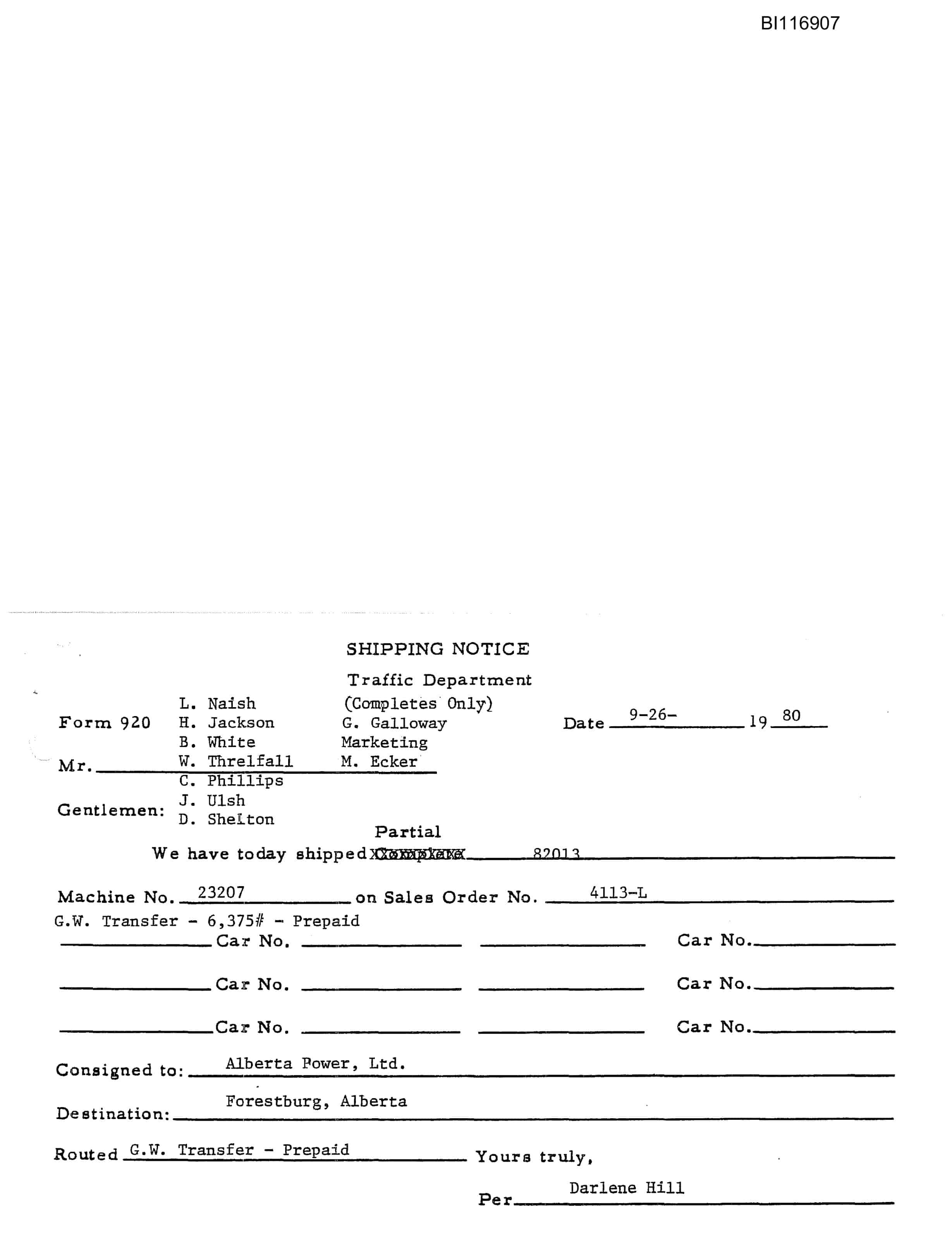Bucyrus 8200 Walking Dragline Parts Catalog BI116907-5