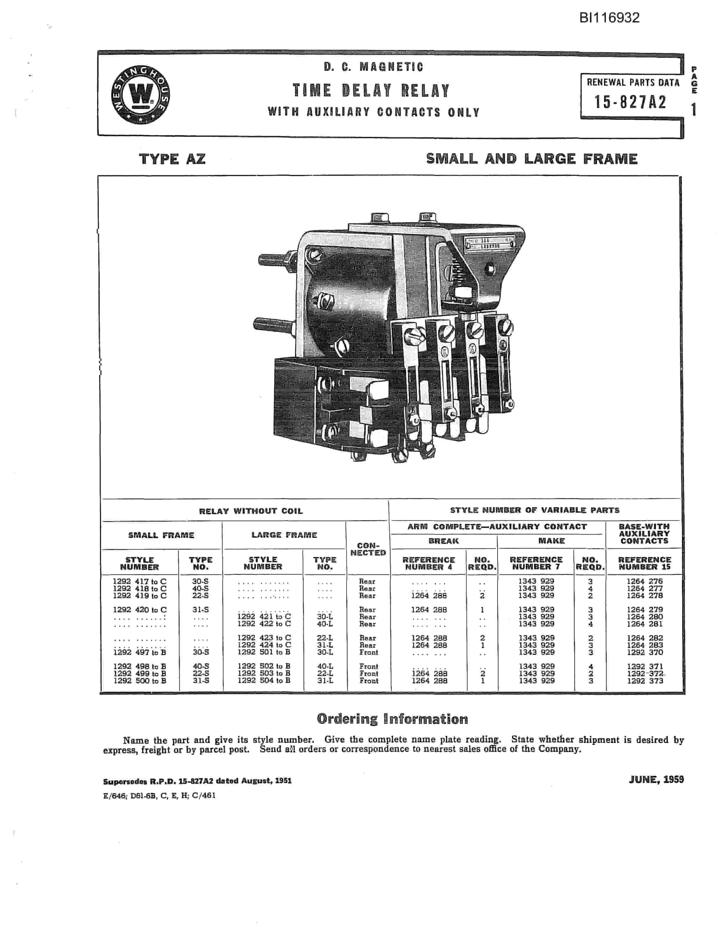Bucyrus 8200 Walking Dragline Parts Catalog BI116932-5