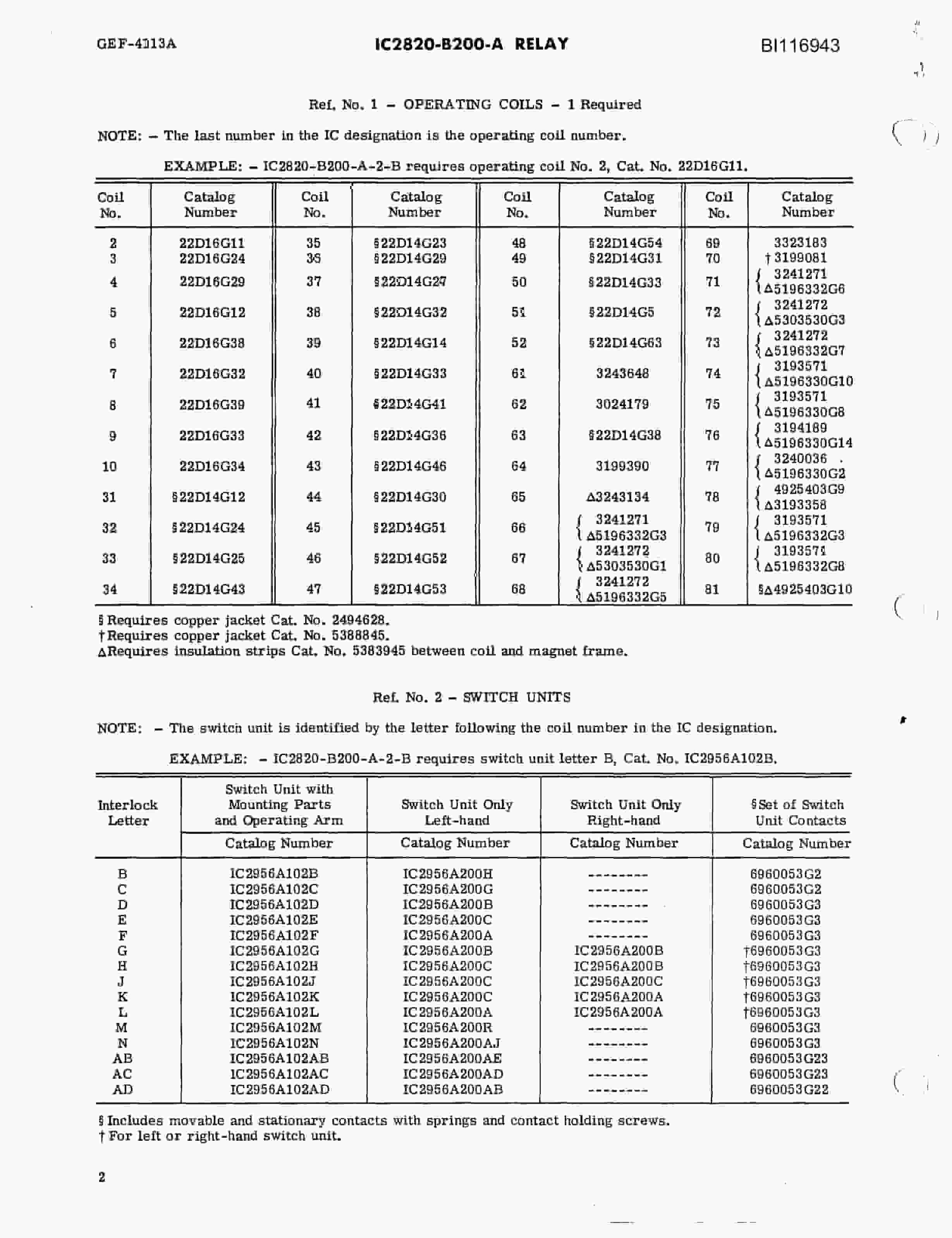 Bucyrus 8200 Walking Dragline Parts Catalog BI116943-4