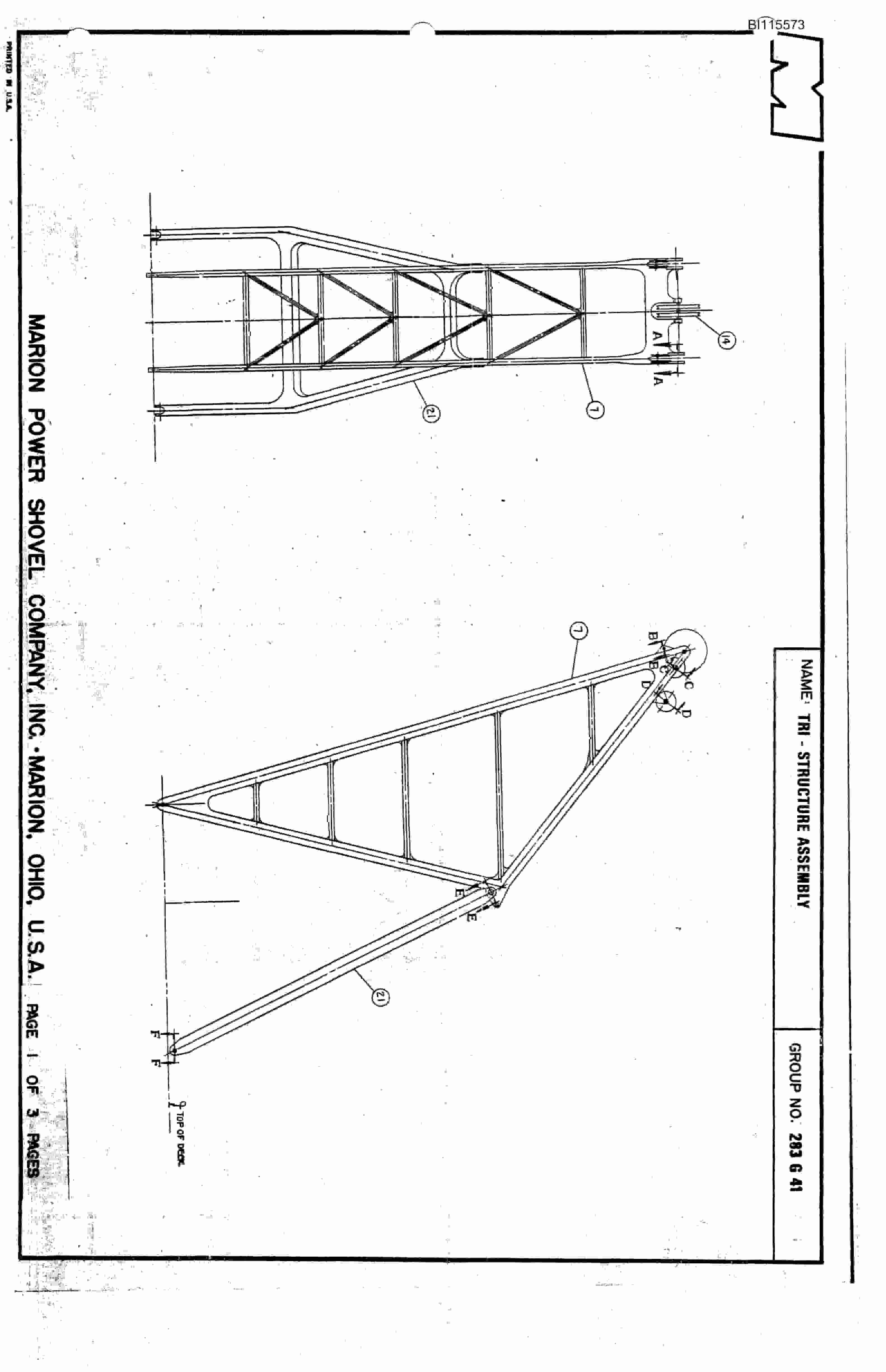 Bucyrus 8200 Walking Dragline Technical Manual BI115573-5
