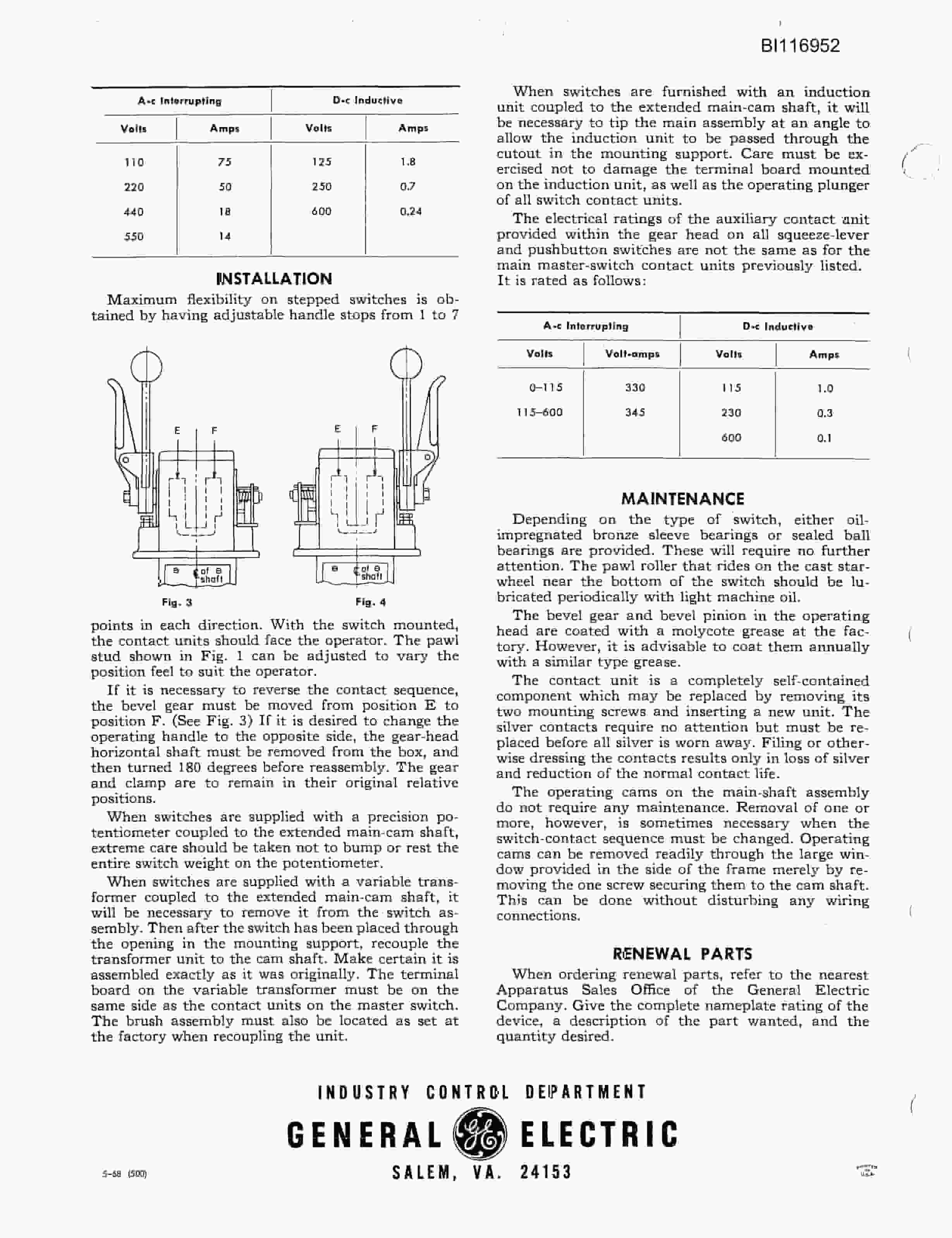 Bucyrus 8400 Dragline Parts Catalog BI116952-3