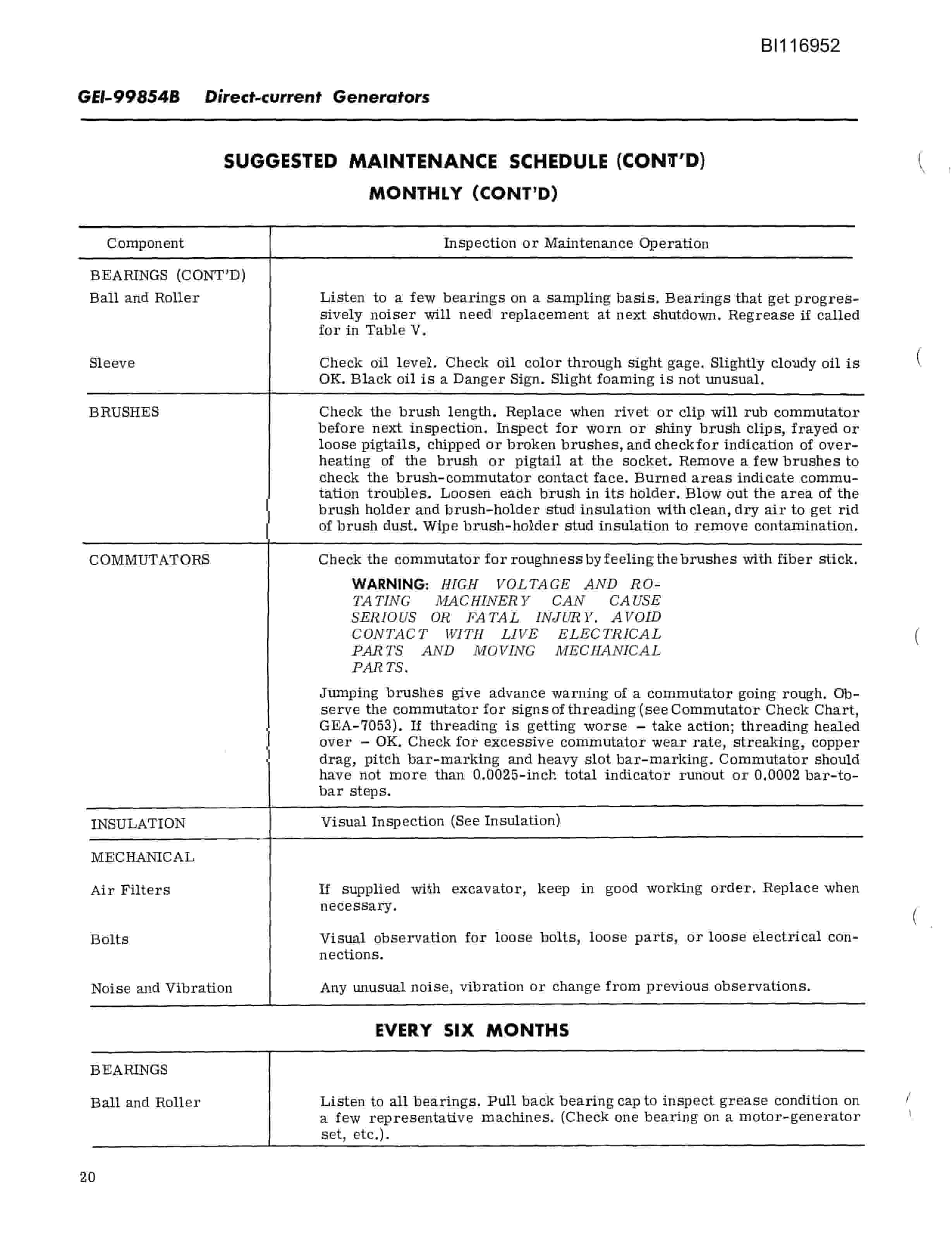 Bucyrus 8400 Dragline Parts Catalog BI116952-5