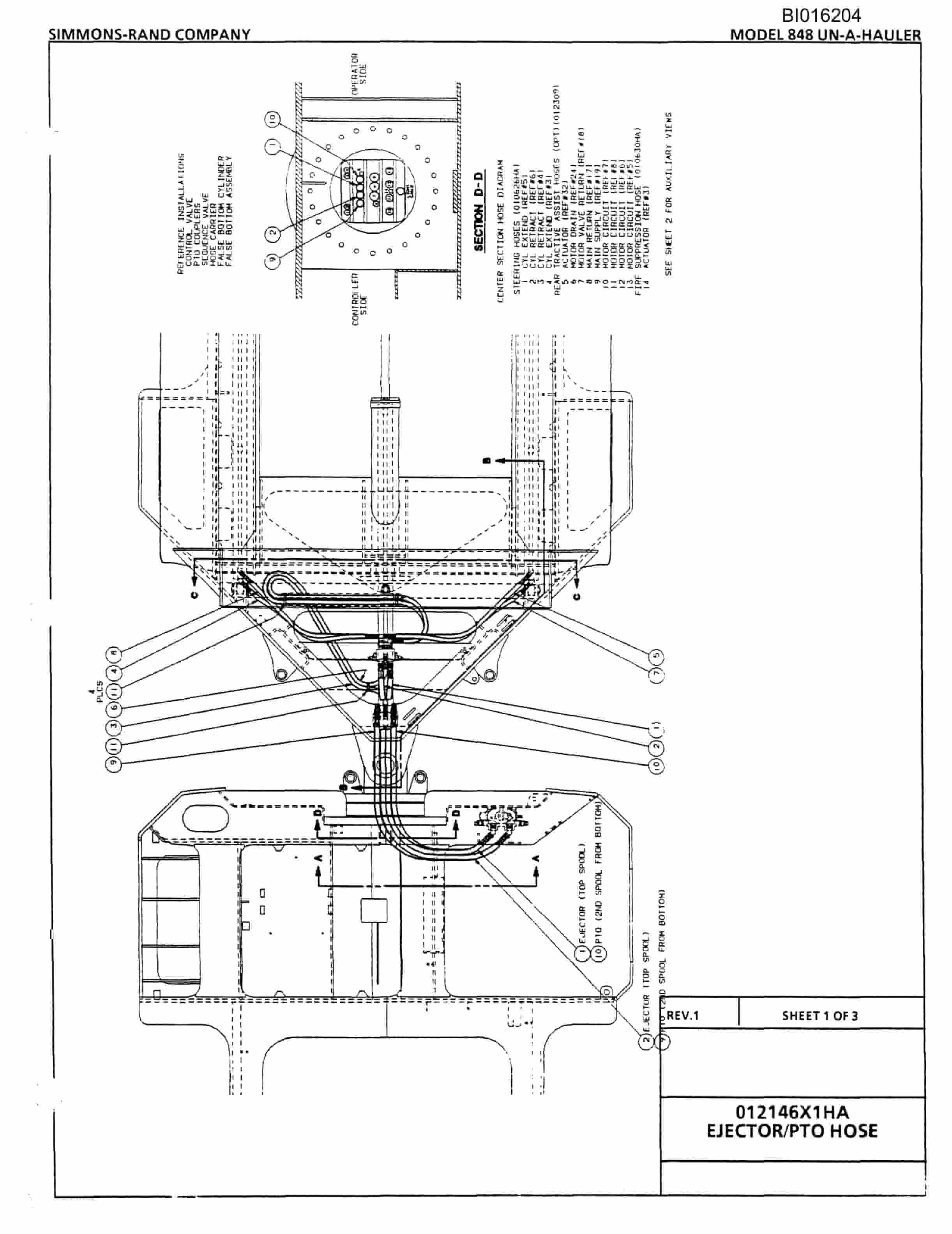 Bucyrus 848 Parts Catalog BI016204-5