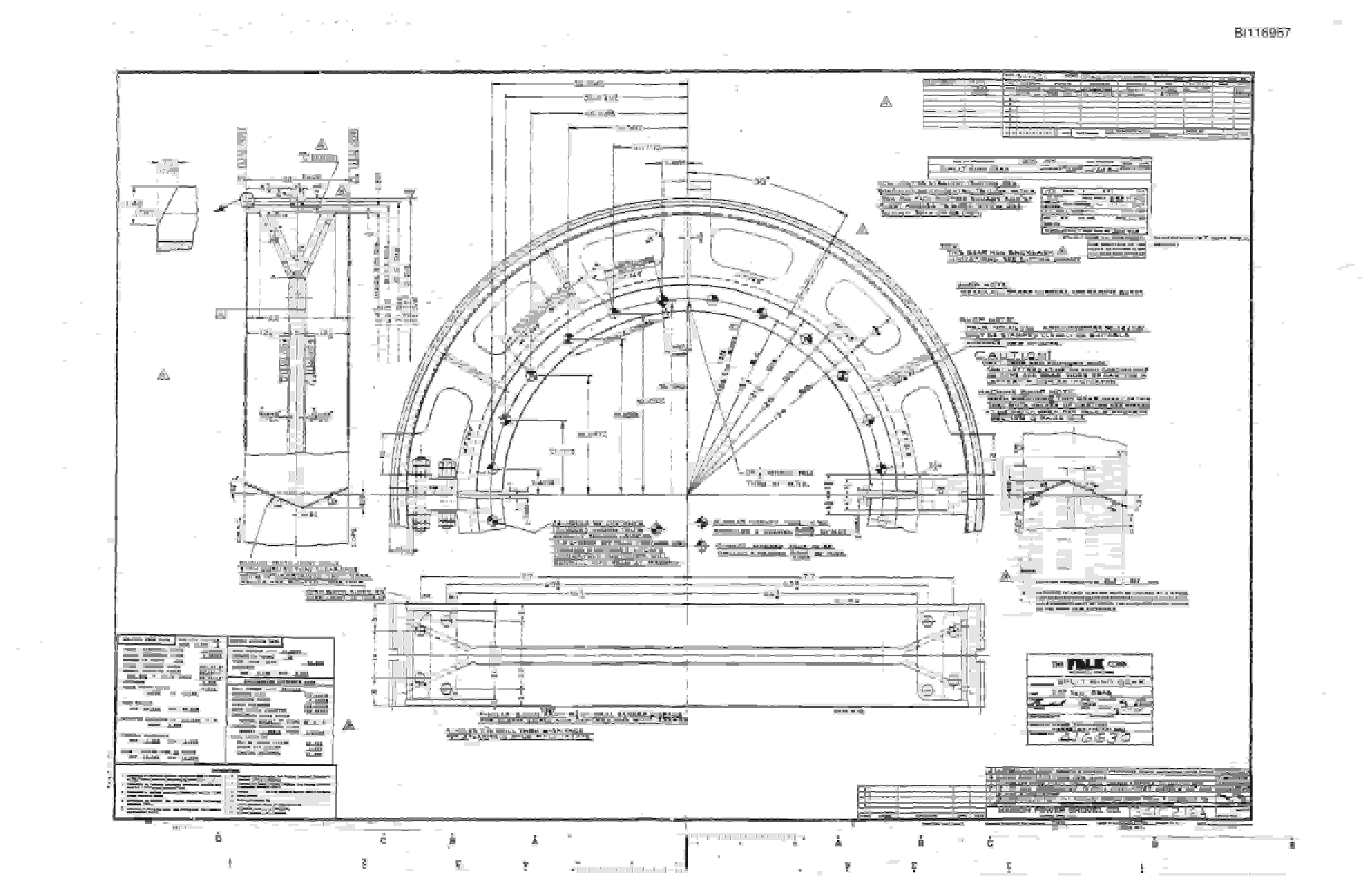 Bucyrus 8700 Walking Dragline Parts Catalog BI116957-2