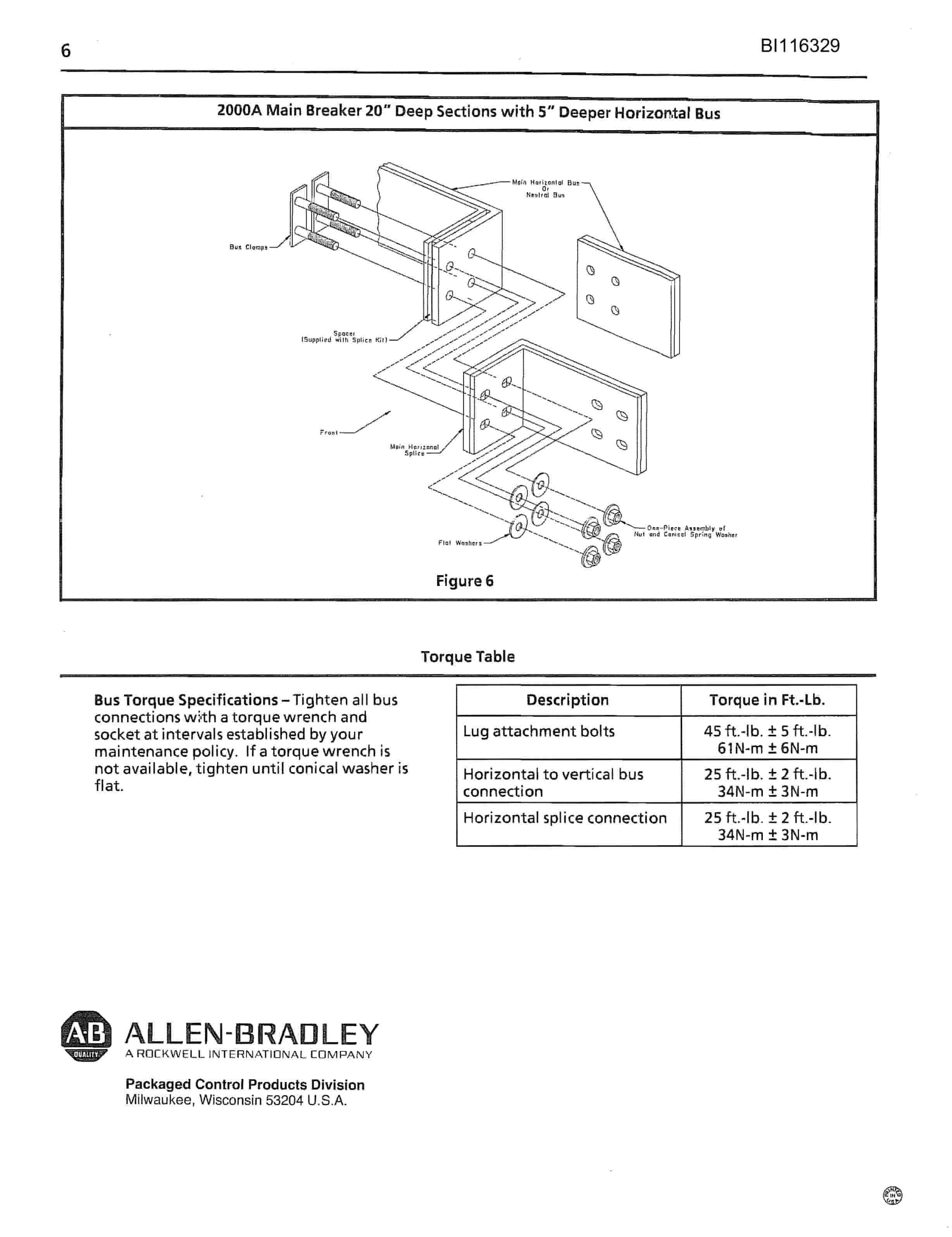 Bucyrus 8750-43B Parts Catalog BI116329-2