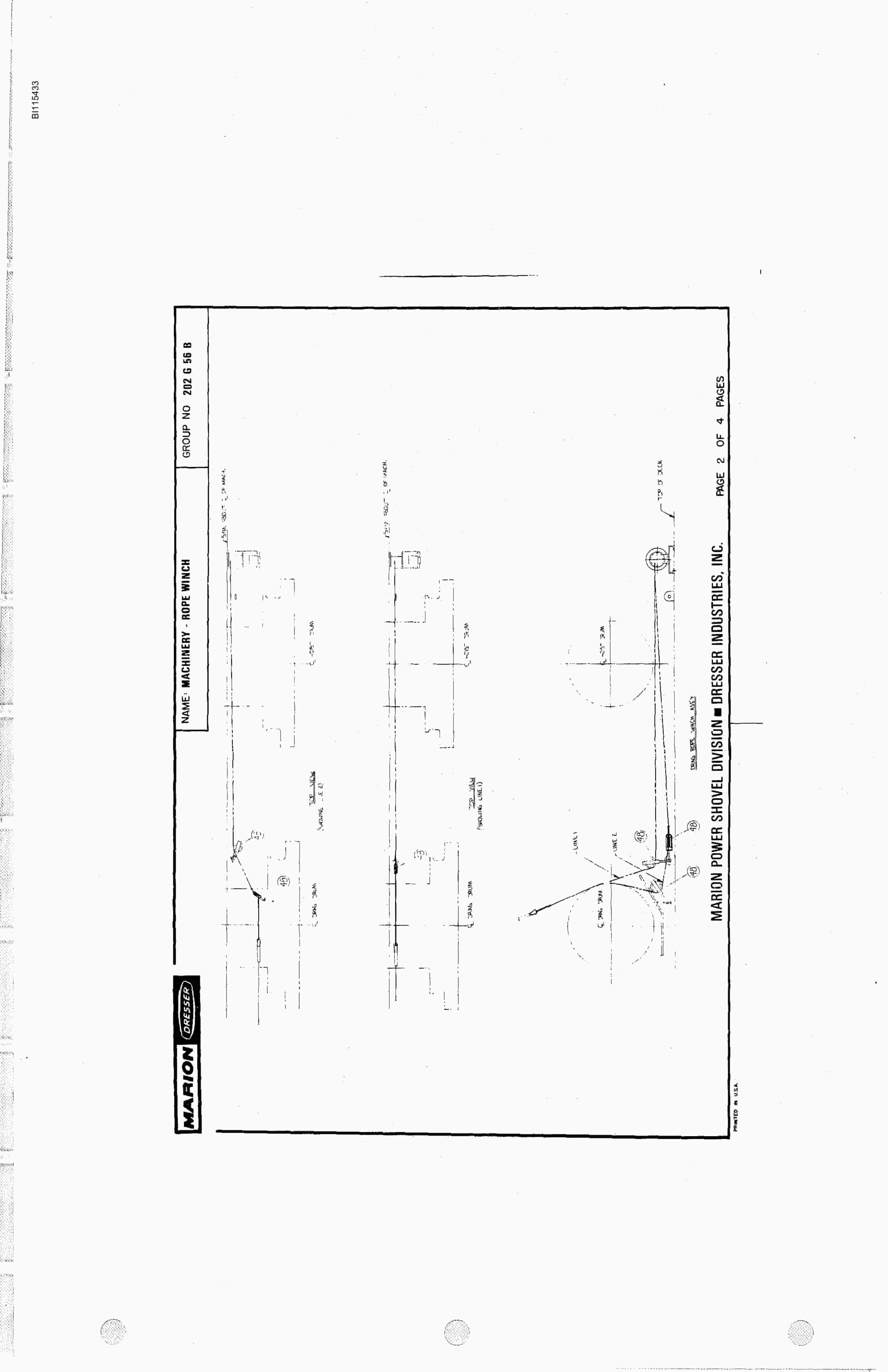 Bucyrus 8750 Parts Catalog BI115433-3