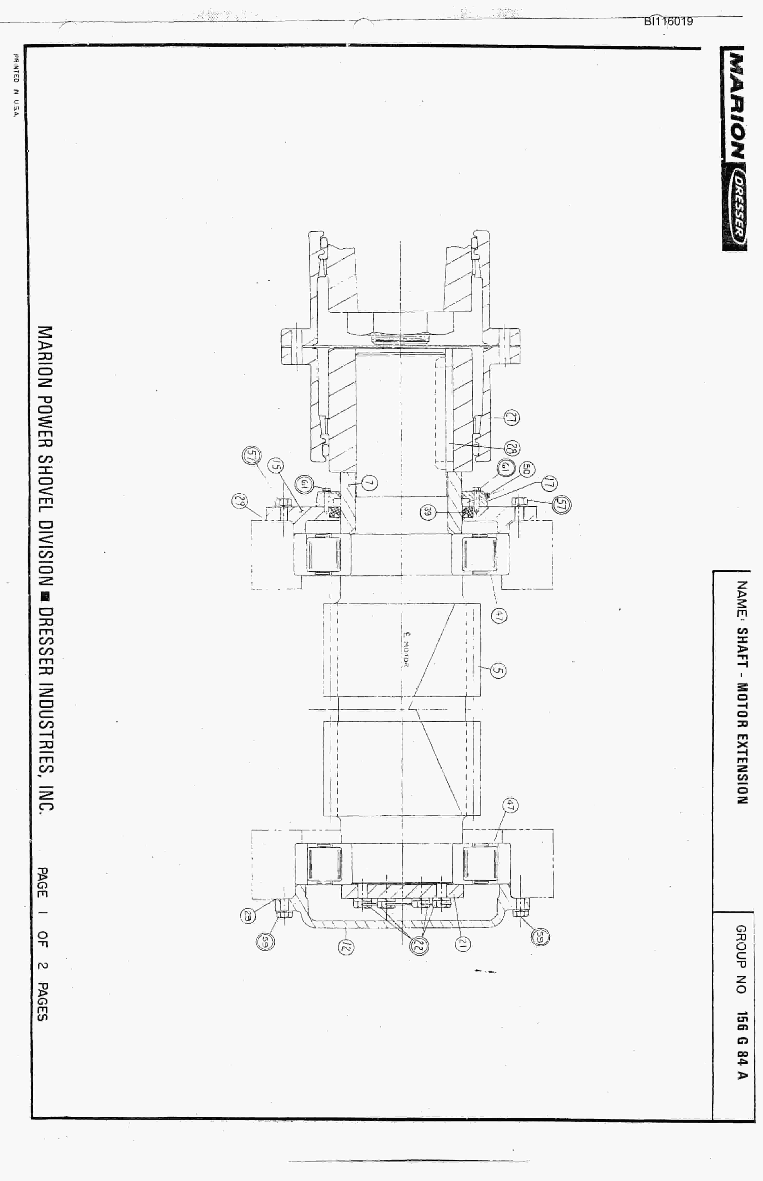 Bucyrus 8750 Technical Manual BI116019-3