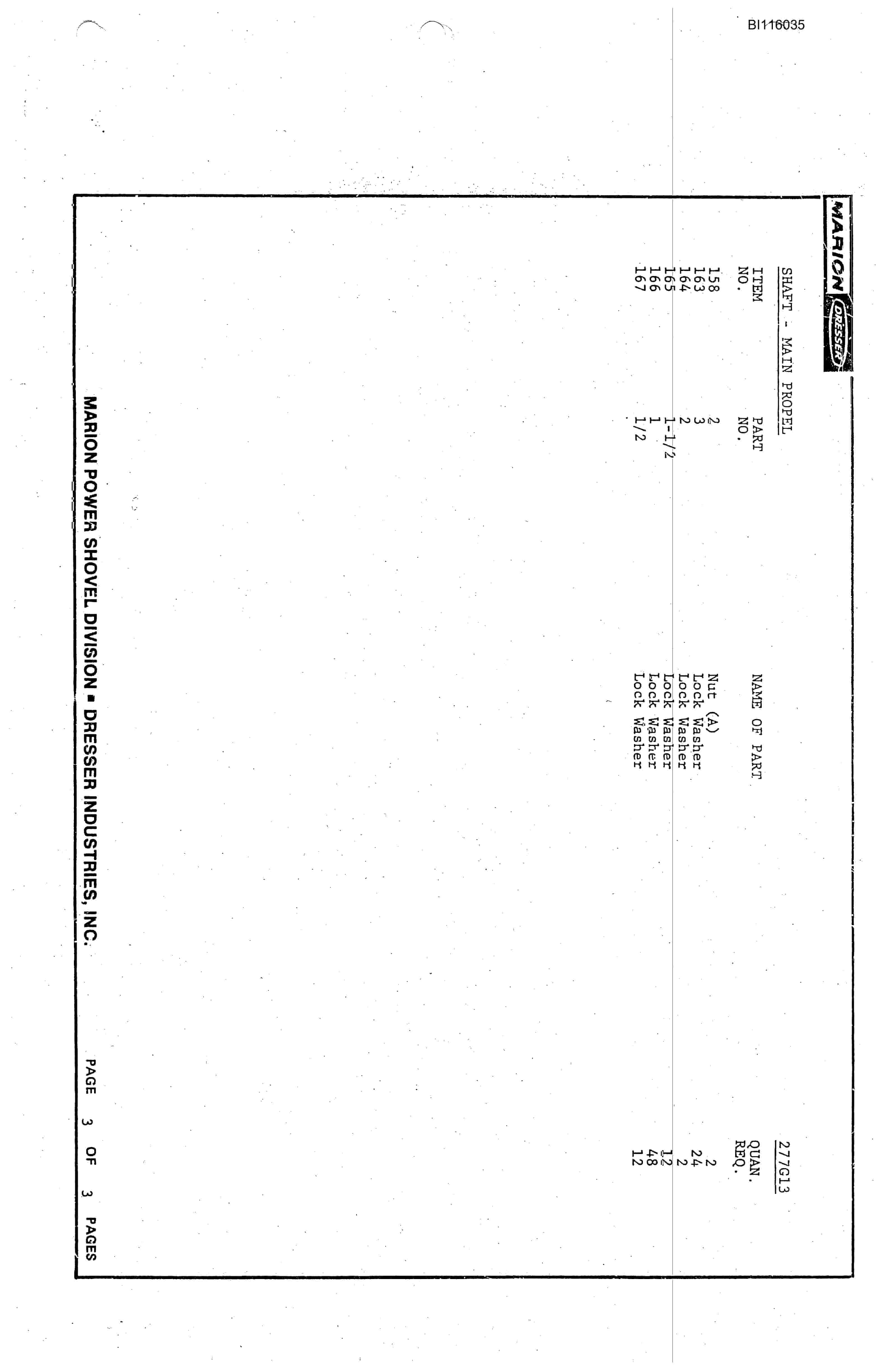 Bucyrus 8750 Technical Manual BI116035-5