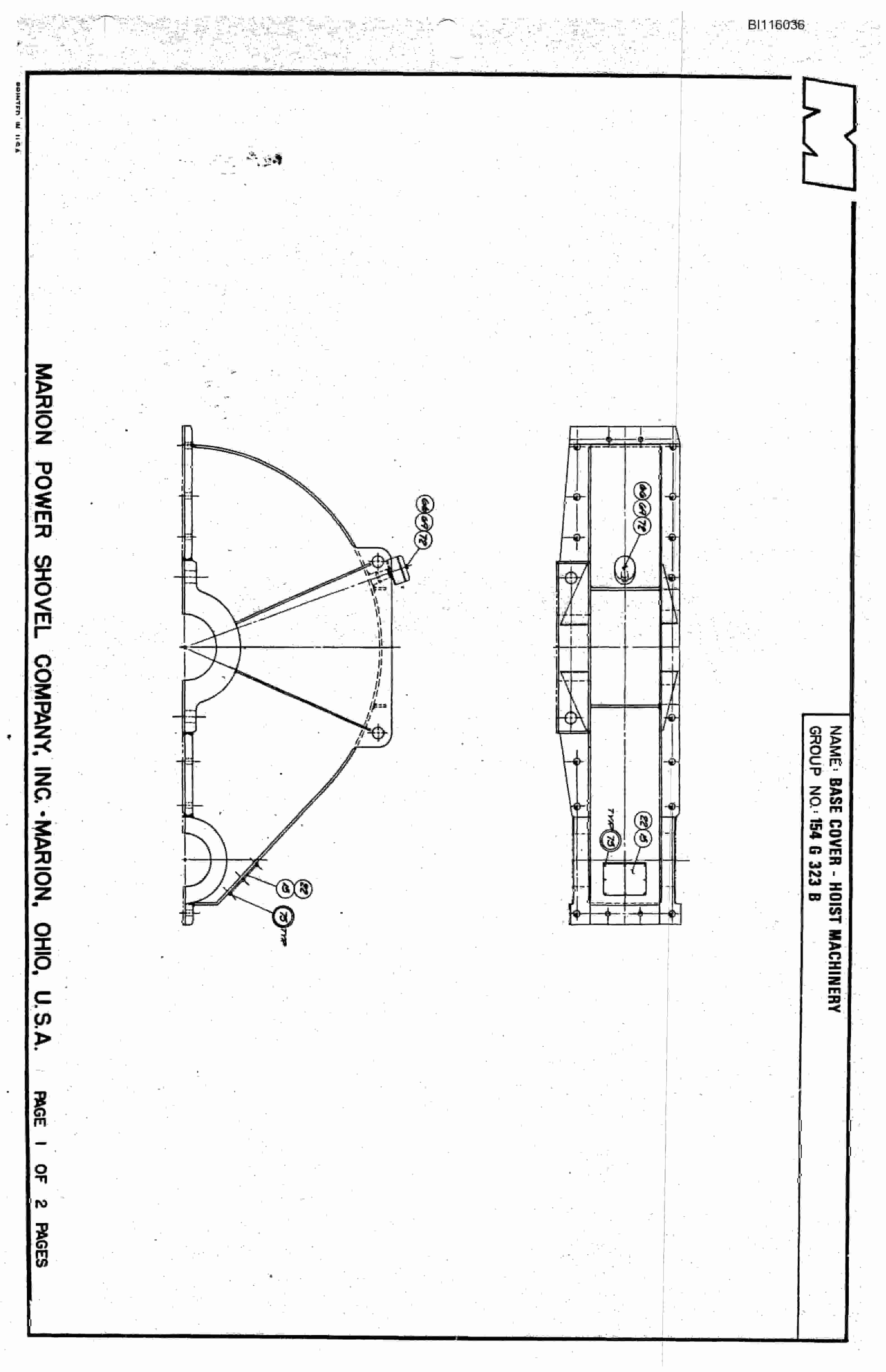 Bucyrus 8750 Technical Manual BI116036-4