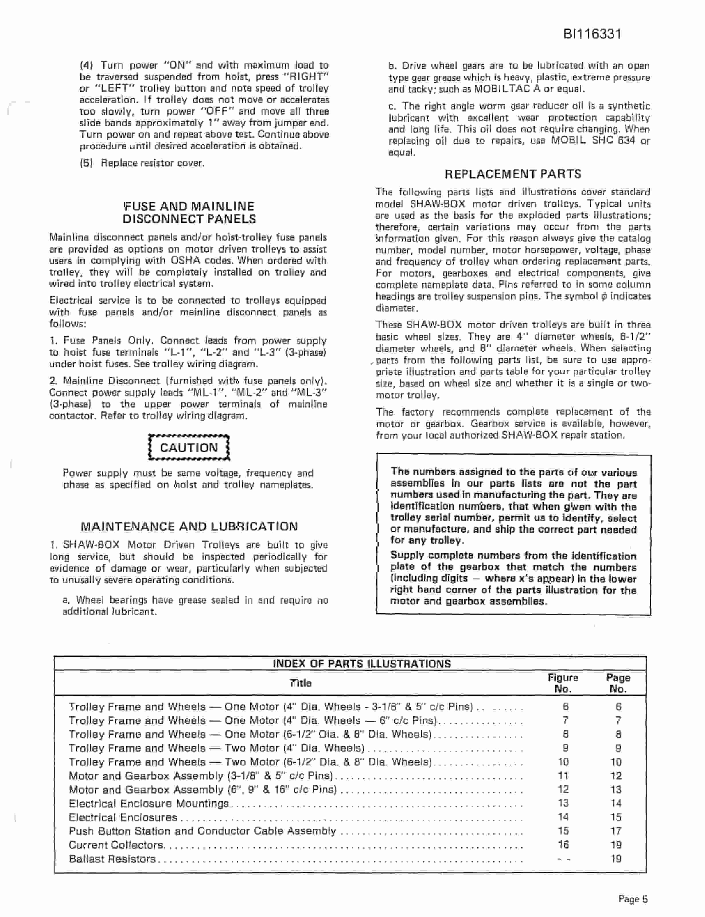 Bucyrus 8750 Walking Dragline Parts Catalog BI116331 Vol 2-2