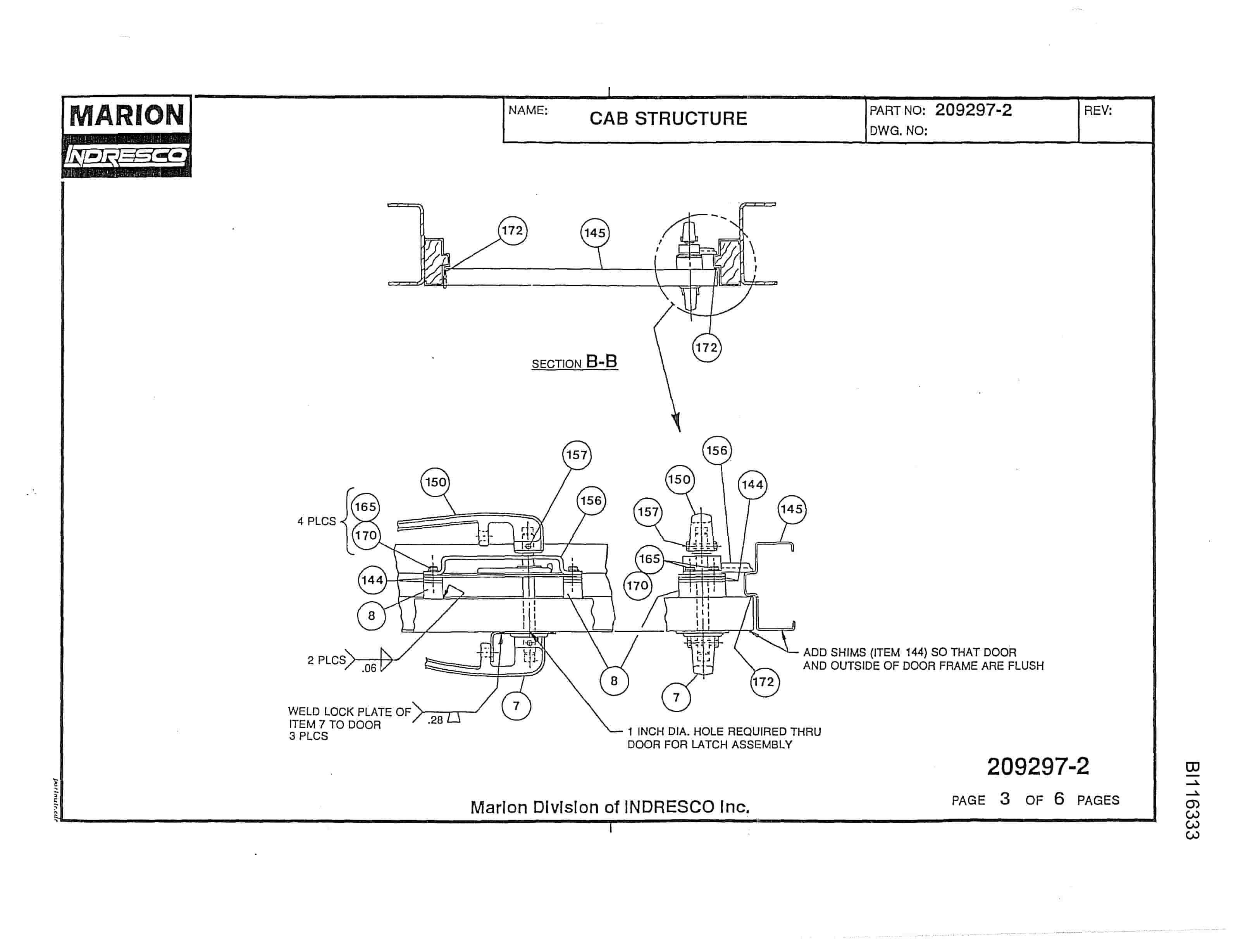 Bucyrus 8750 Walking Dragline Parts Catalog BI116333 Vol 1-4