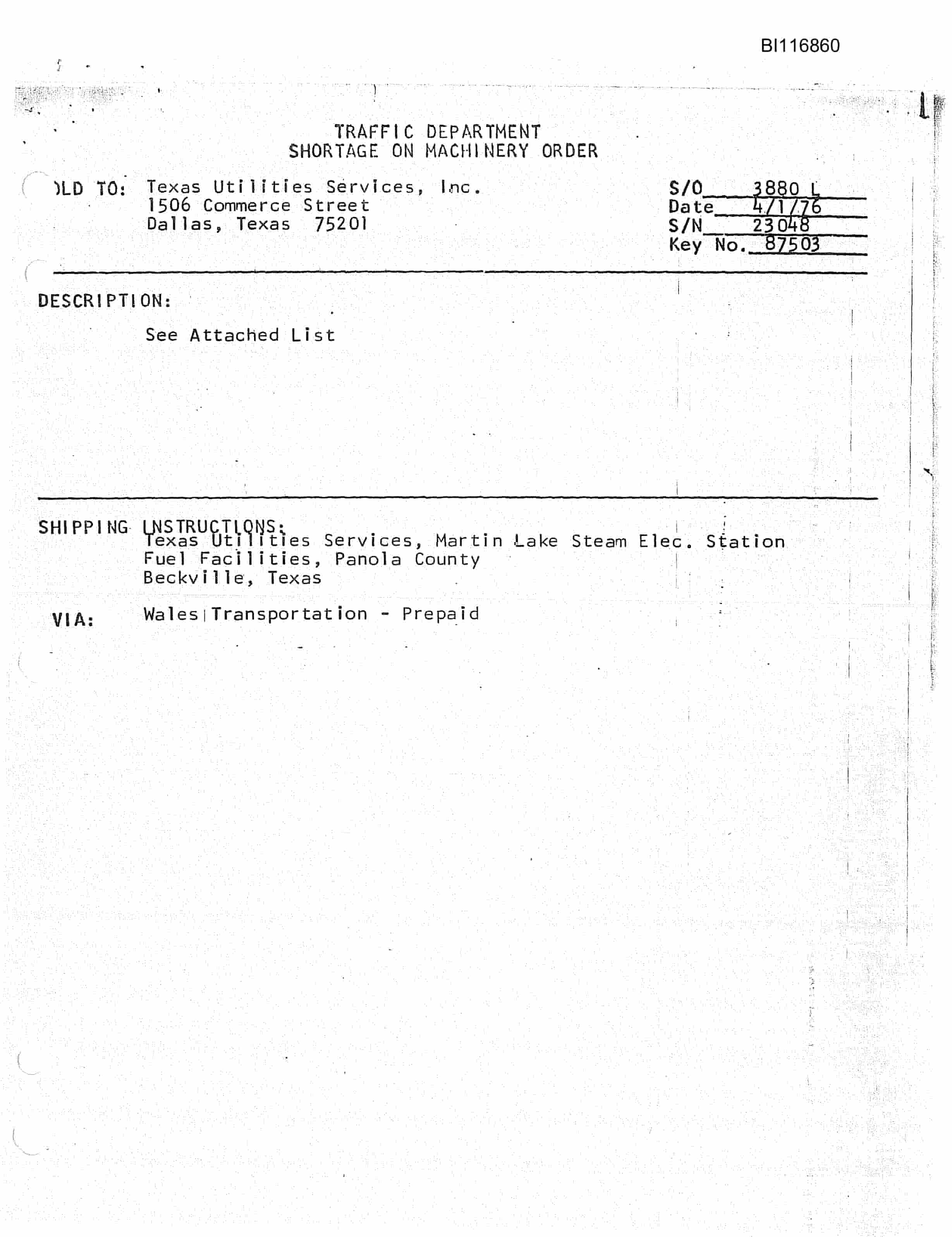 Bucyrus 8750 Walking Dragline Parts Catalog BI116860-5