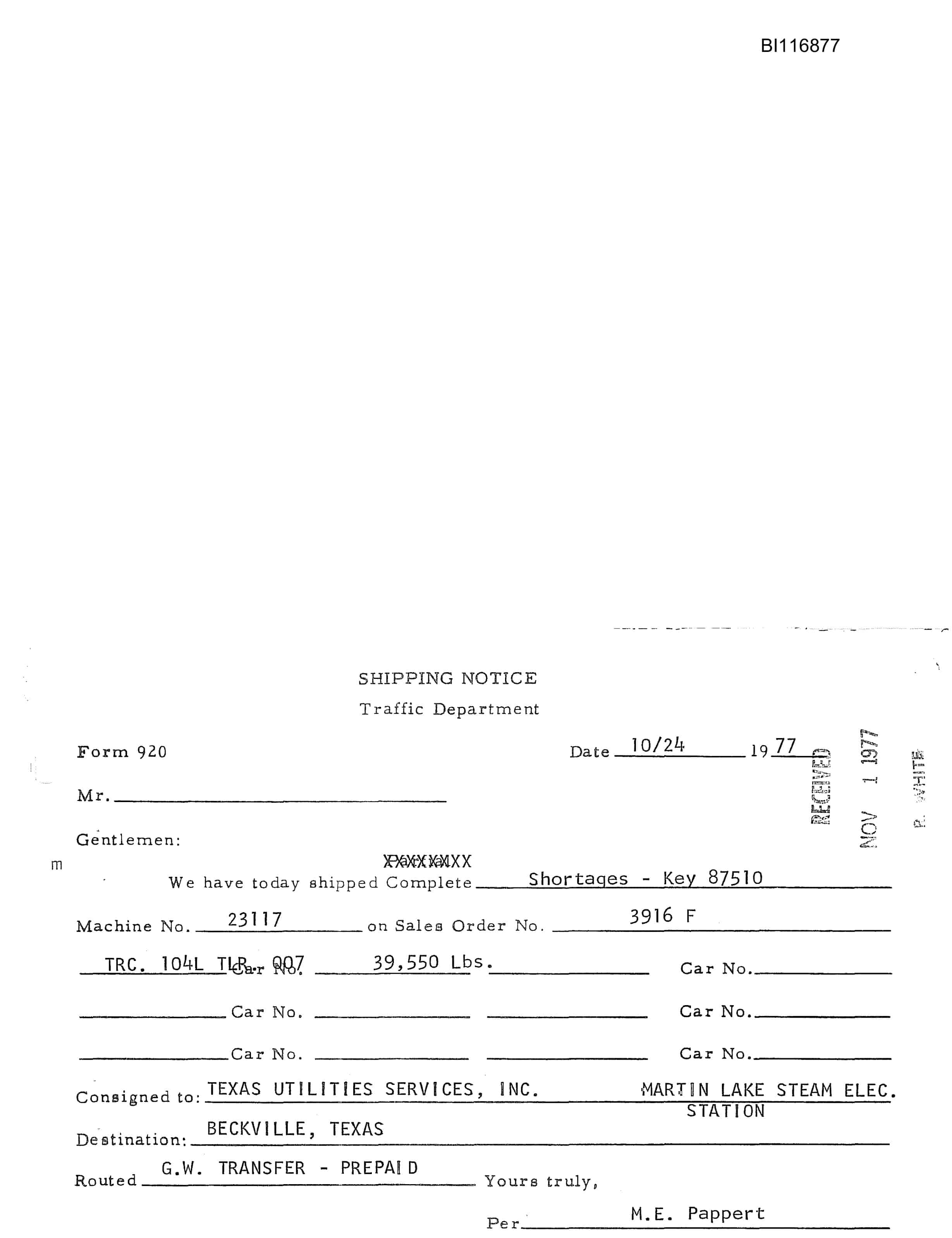 Bucyrus 8750 Walking Dragline Parts Catalog BI116877-4