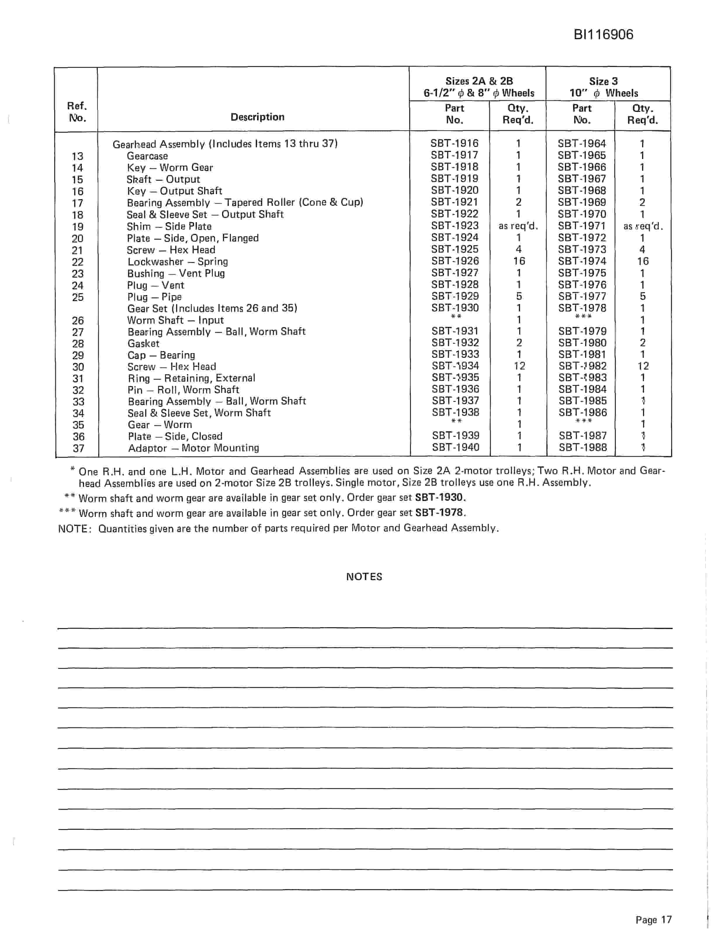 Bucyrus 8750 Walking Dragline Parts Catalog BI116906-4