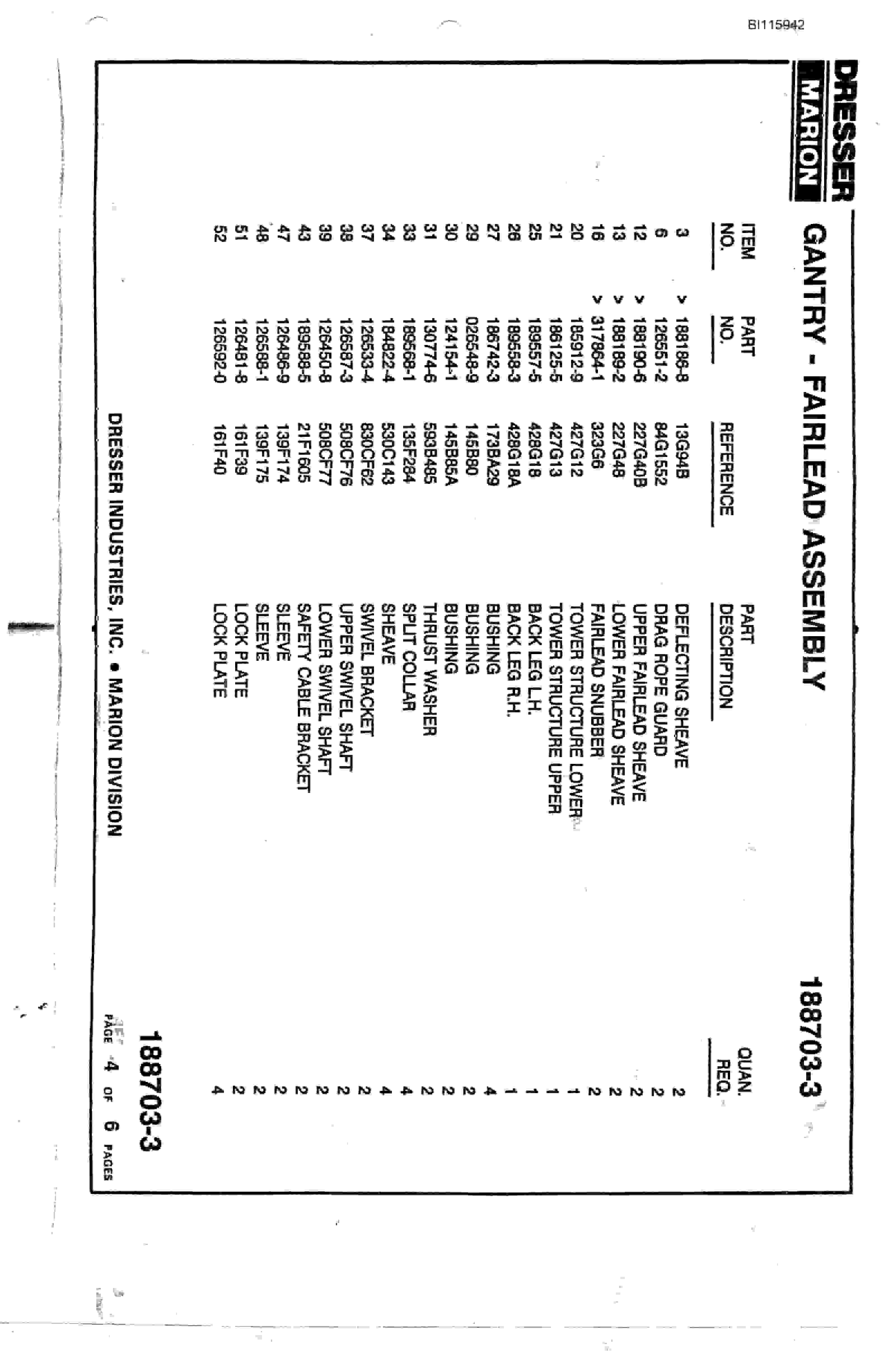 Bucyrus 8750 Walking Dragline Technical Manual BI115942-2