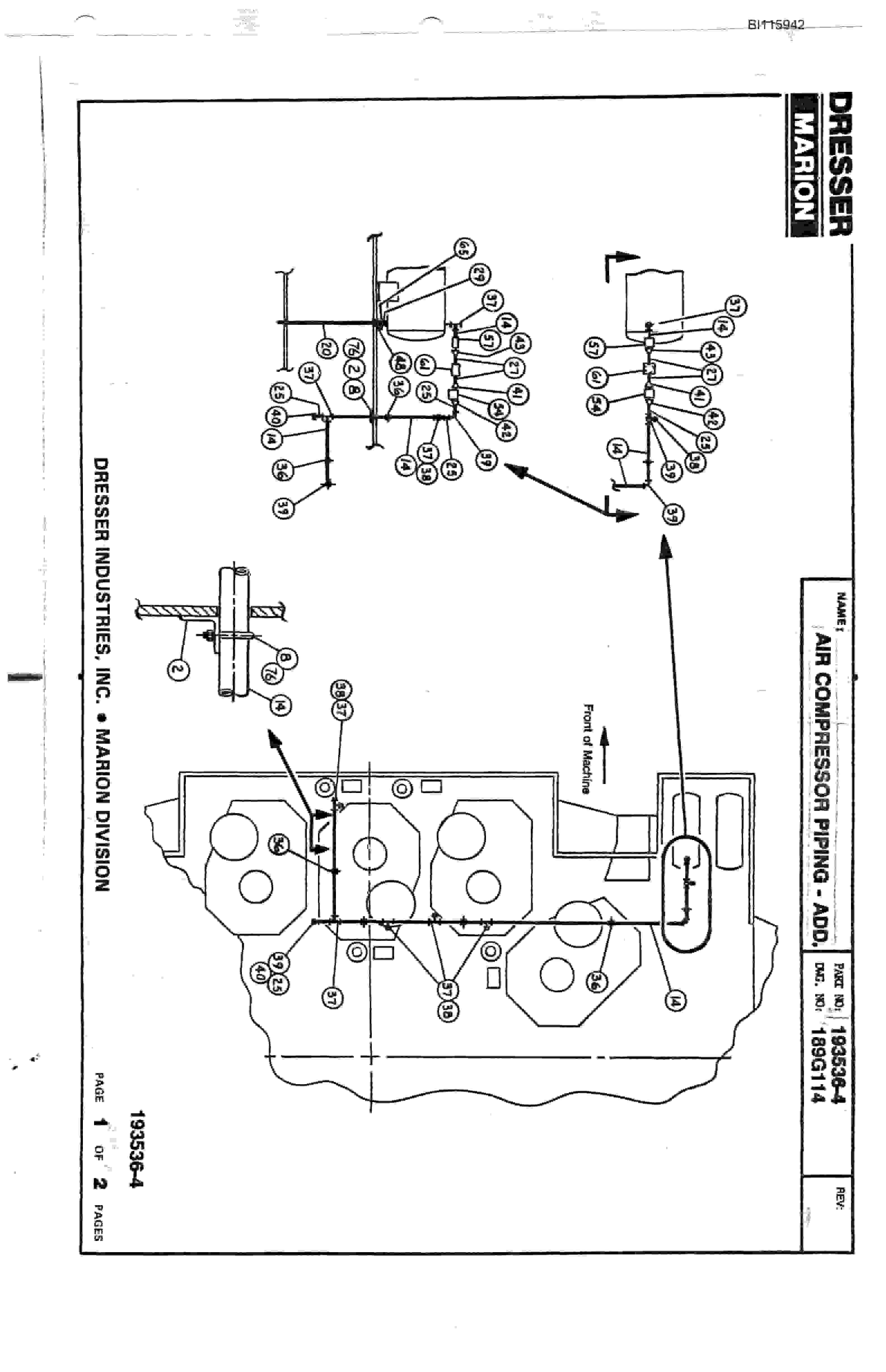 Bucyrus 8750 Walking Dragline Technical Manual BI115942-3
