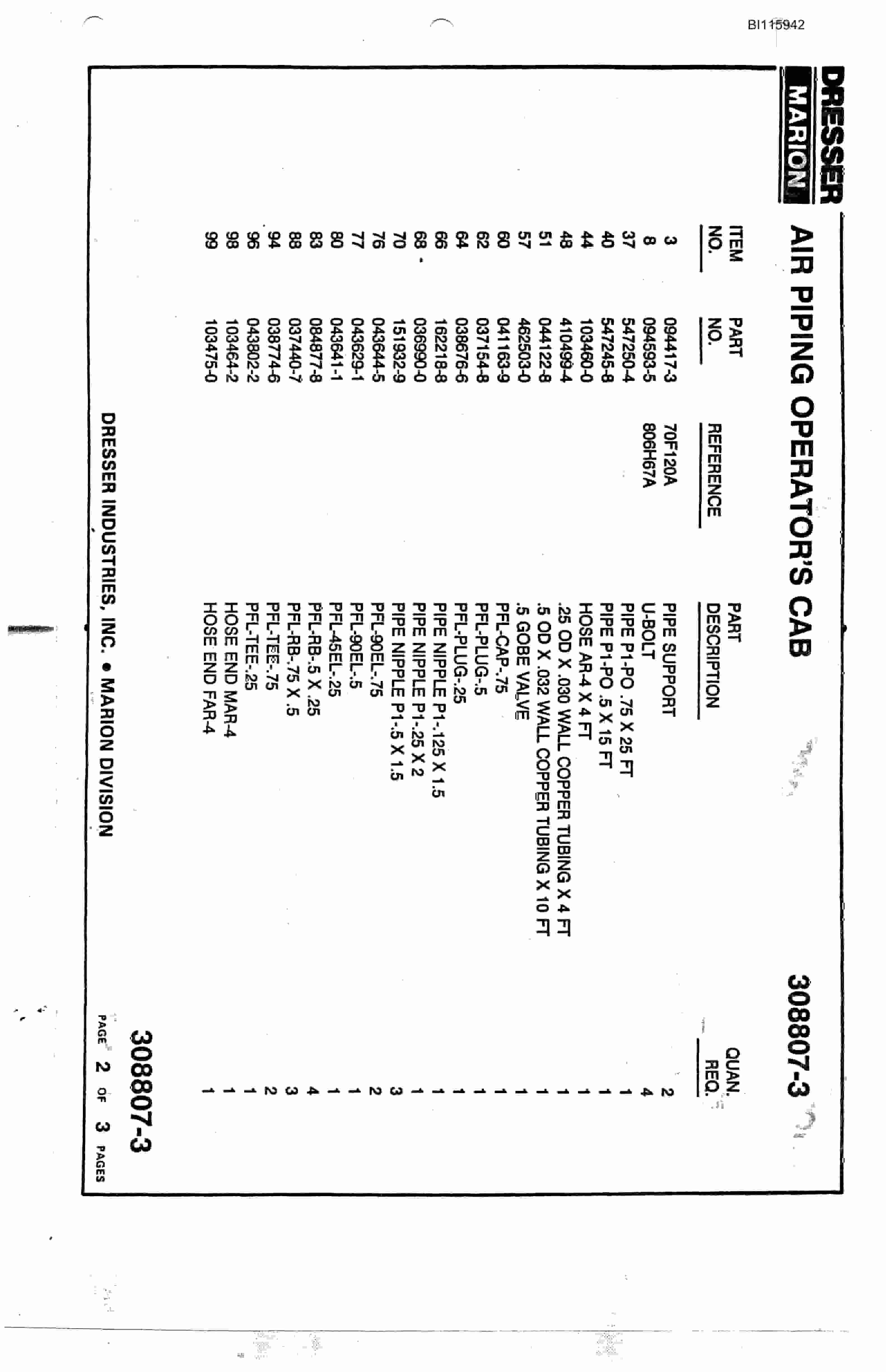 Bucyrus 8750 Walking Dragline Technical Manual BI115942-5