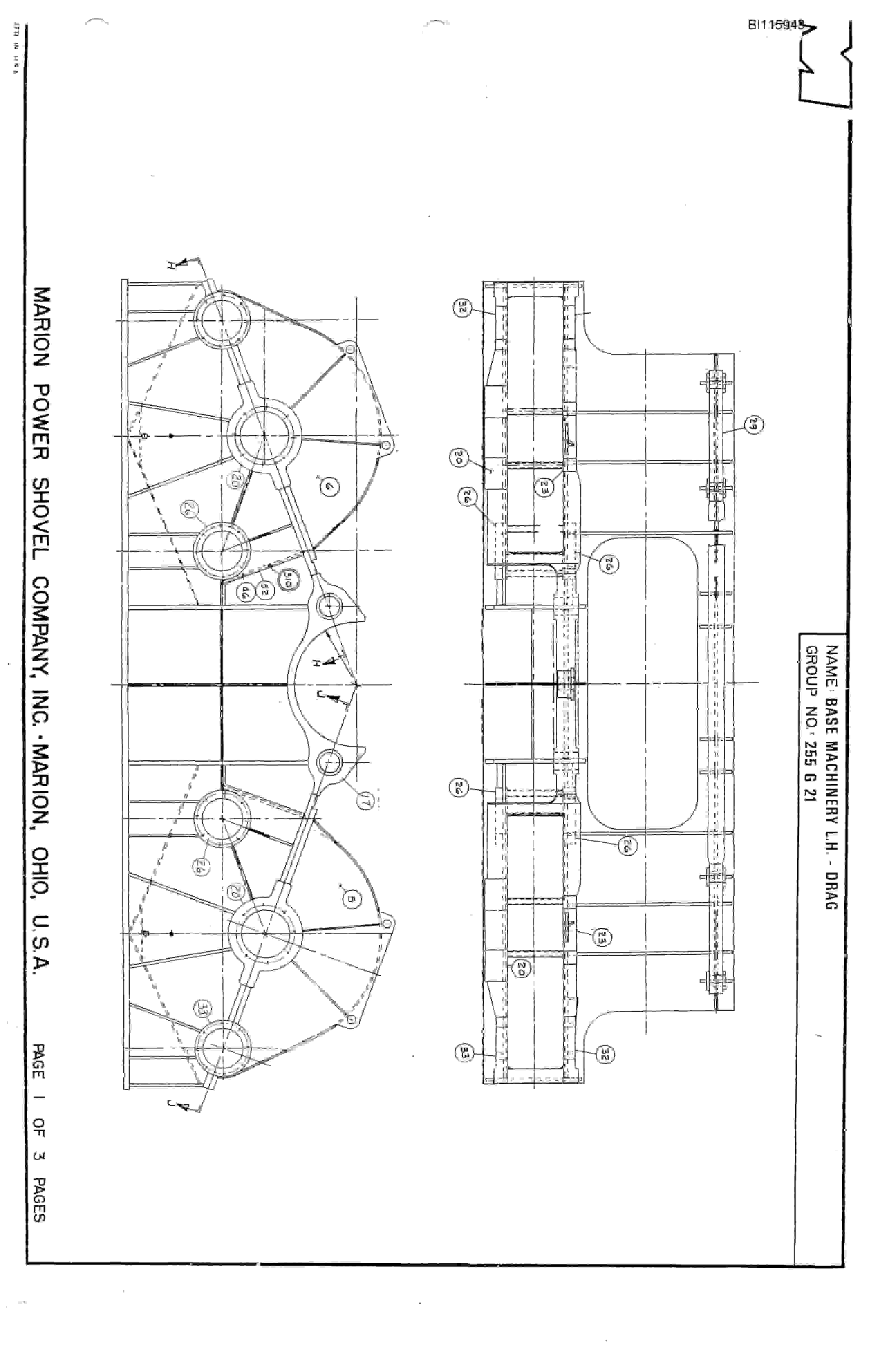 Bucyrus 8750 Walking Dragline Technical Manual BI115943-5