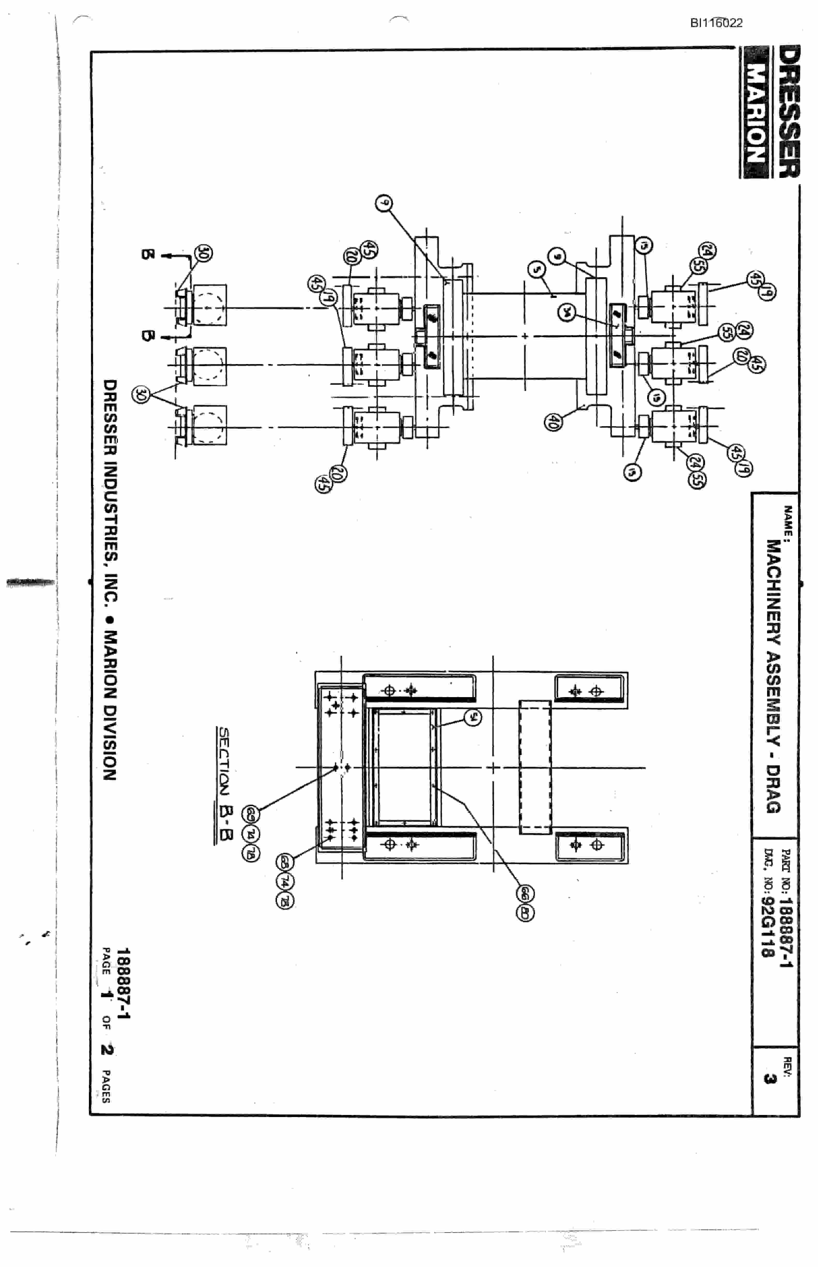 Bucyrus 8750 Walking Dragline Technical Manual BI116022-2
