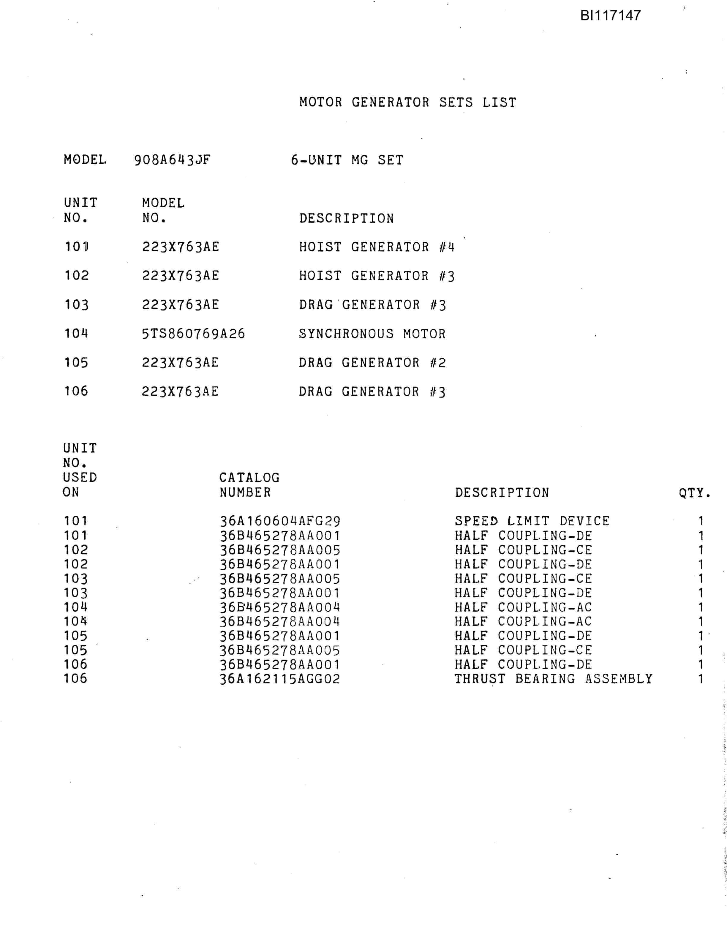 Bucyrus 8750 Walking Dragline Technical Manual BI117147 2 Bucyrus 8750 Walking Dragline Technical Manual BI117147 - Image 2
